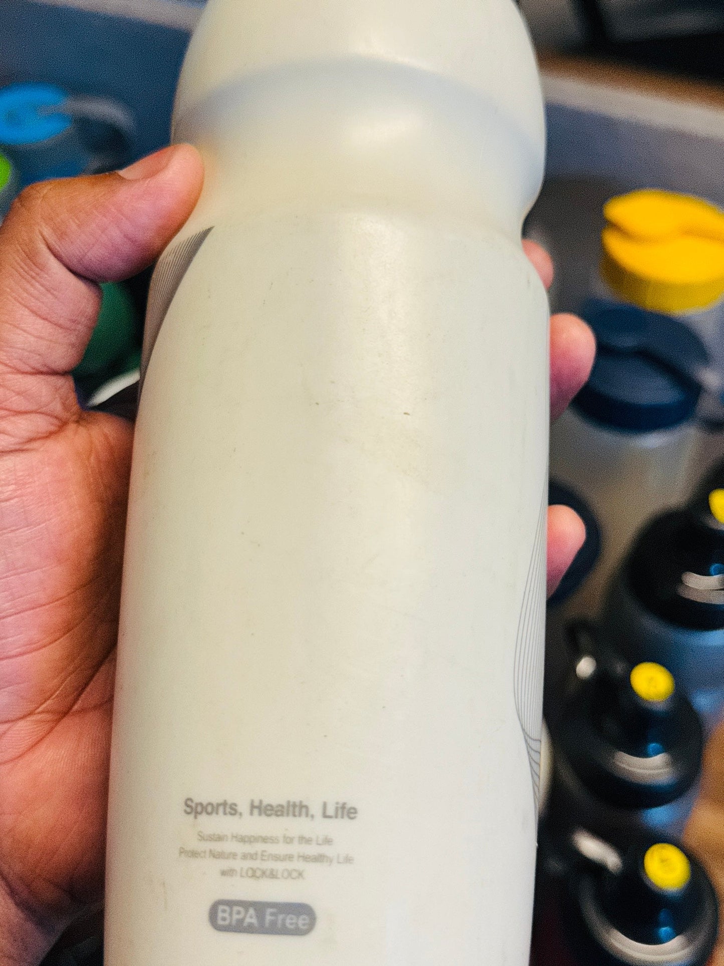 Active Sports Water Bottle 750Ml White