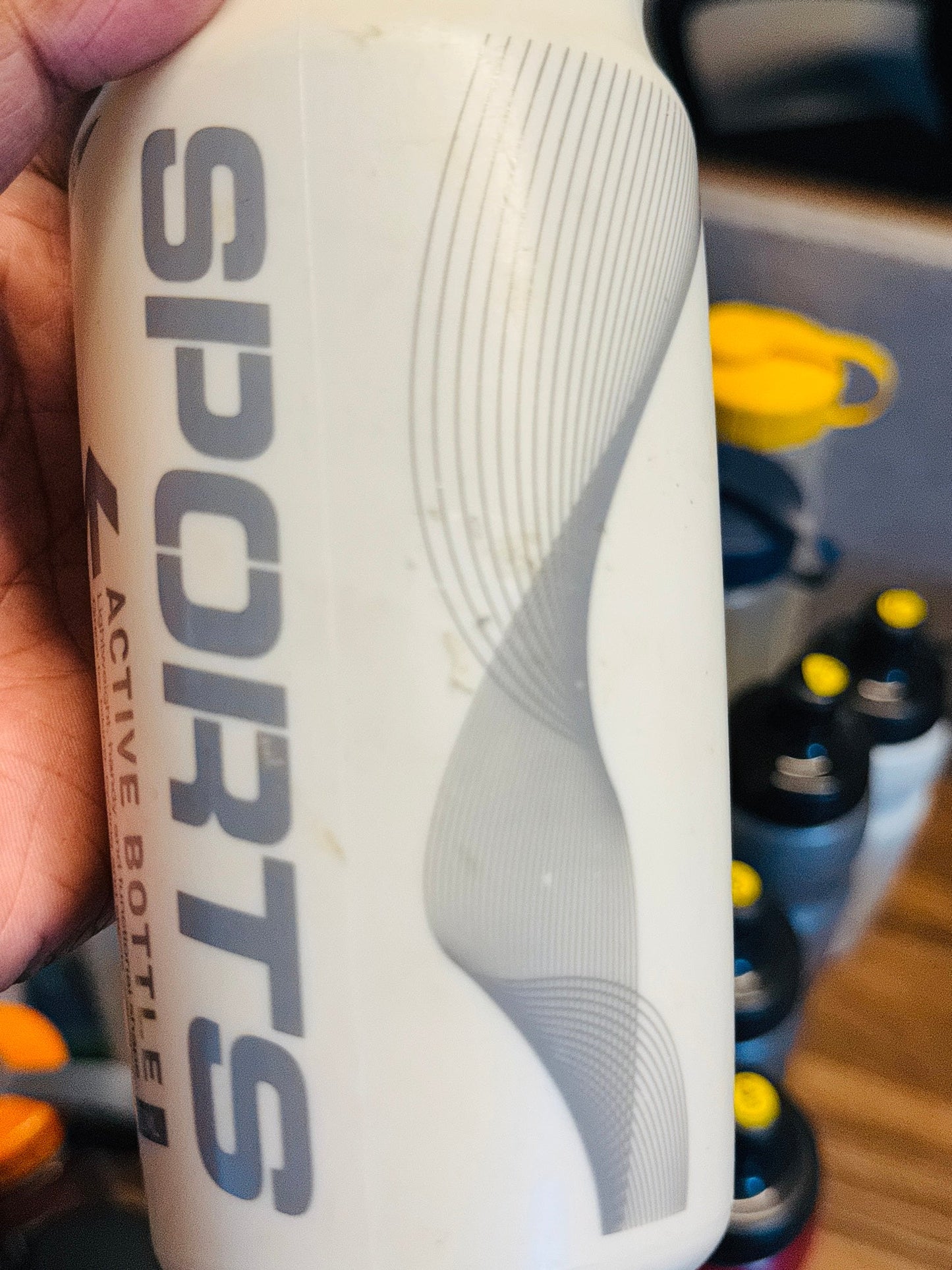 Active Sports Water Bottle 750Ml White