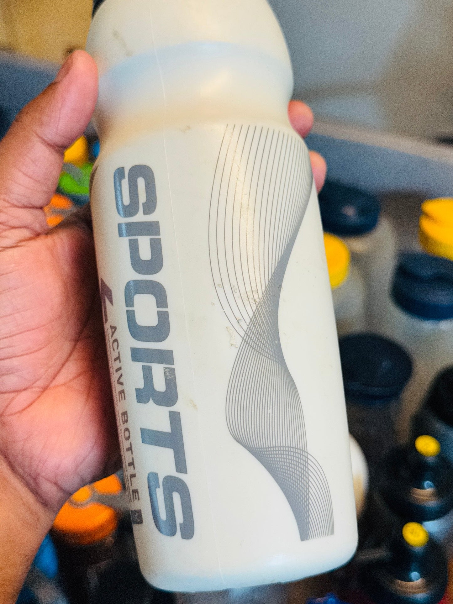 Active Sports Water Bottle 750Ml White