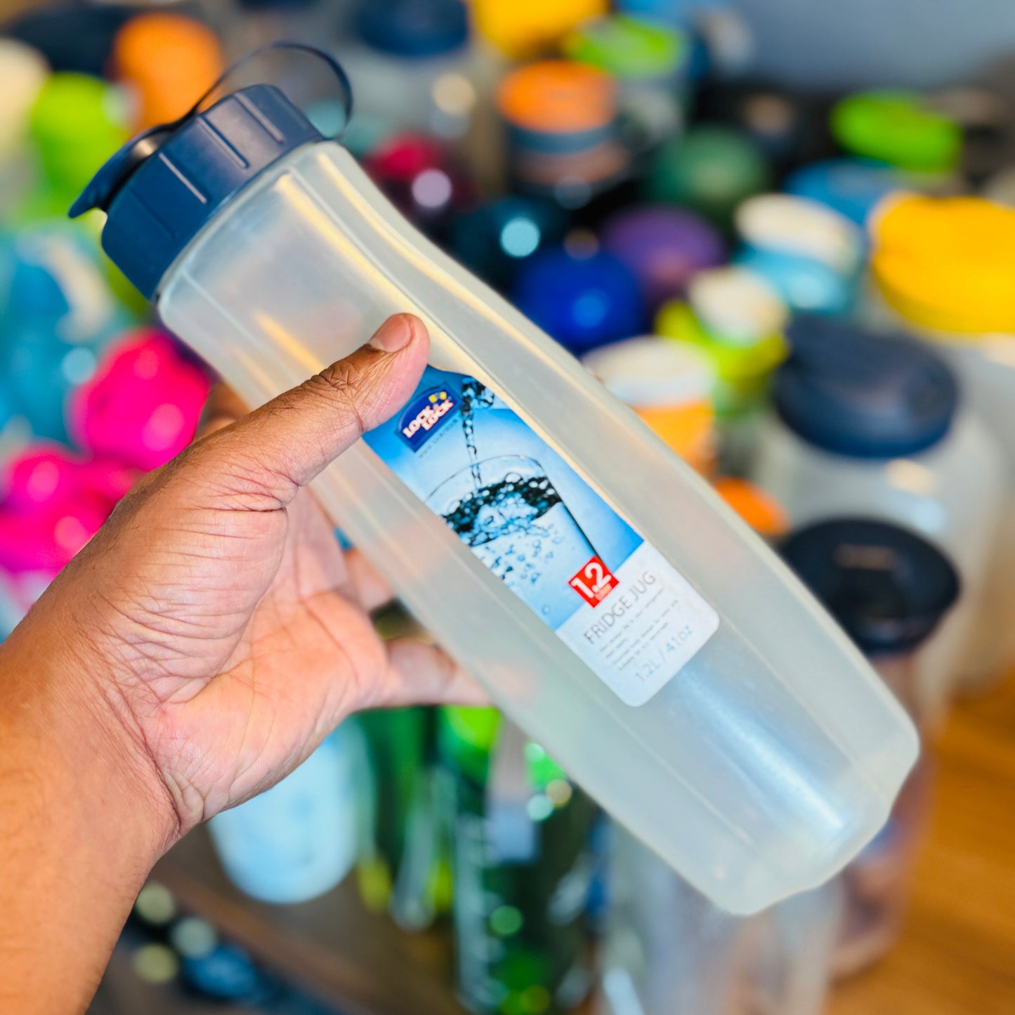Slim Water Bottle 1.2L (Navy)