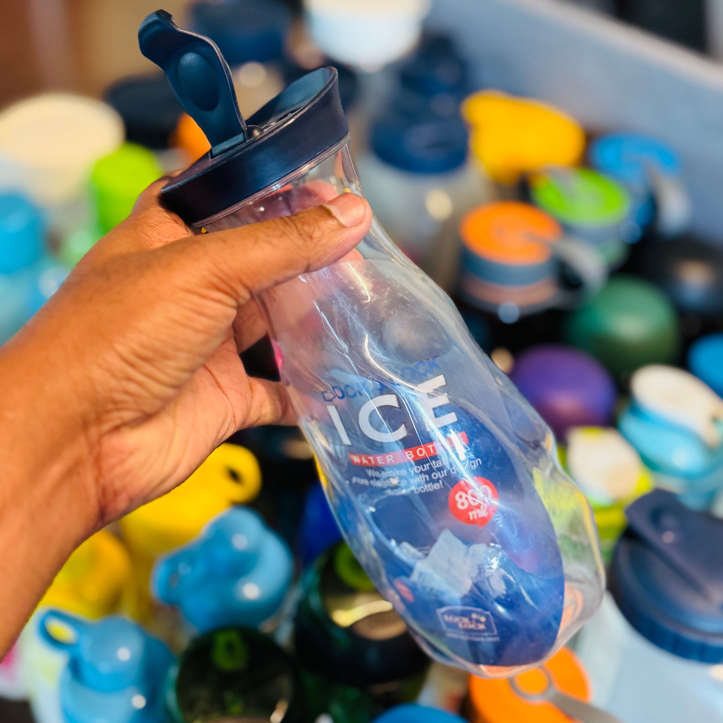 Ice Rock Water Bottle Pet 800Ml