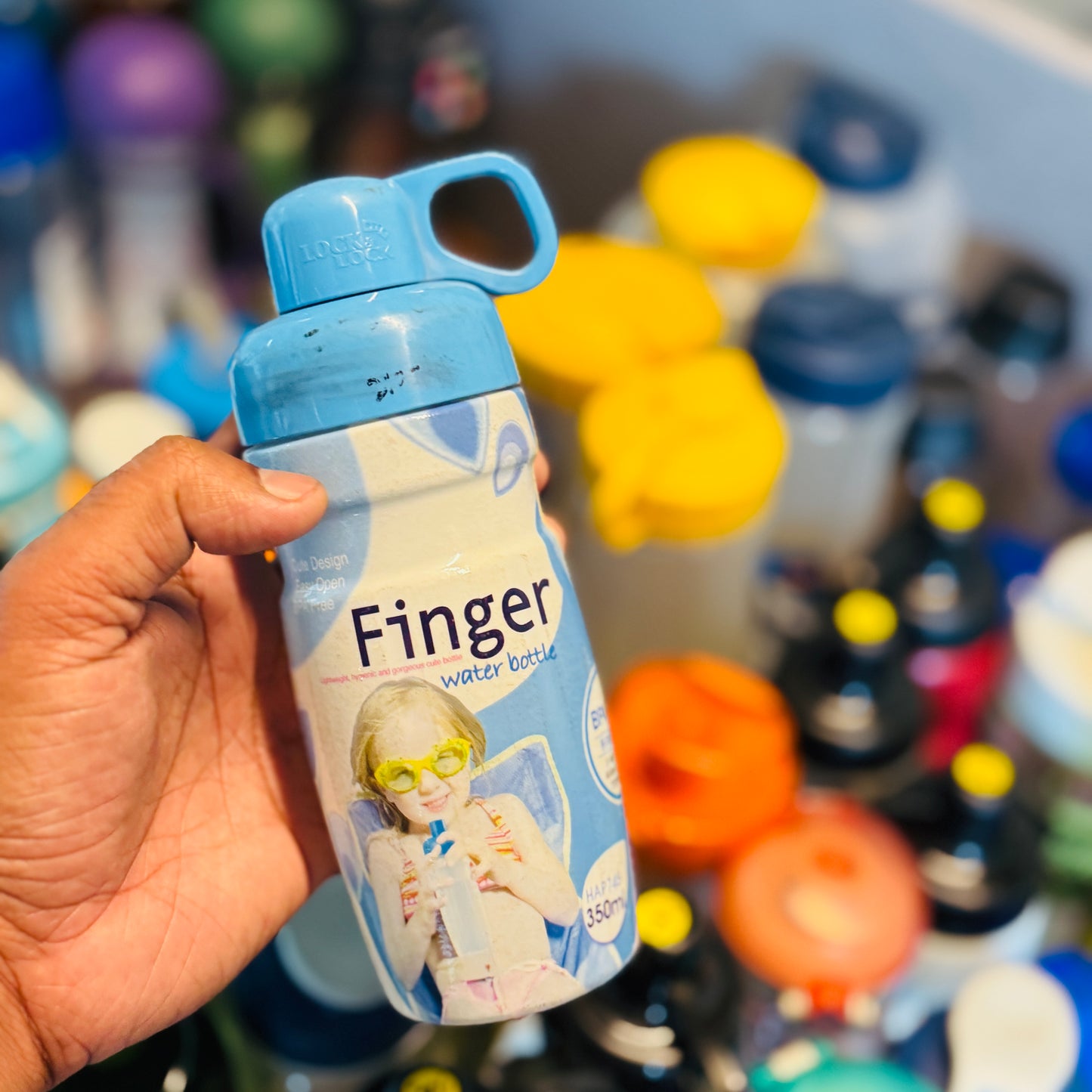 Finger Water Bottle