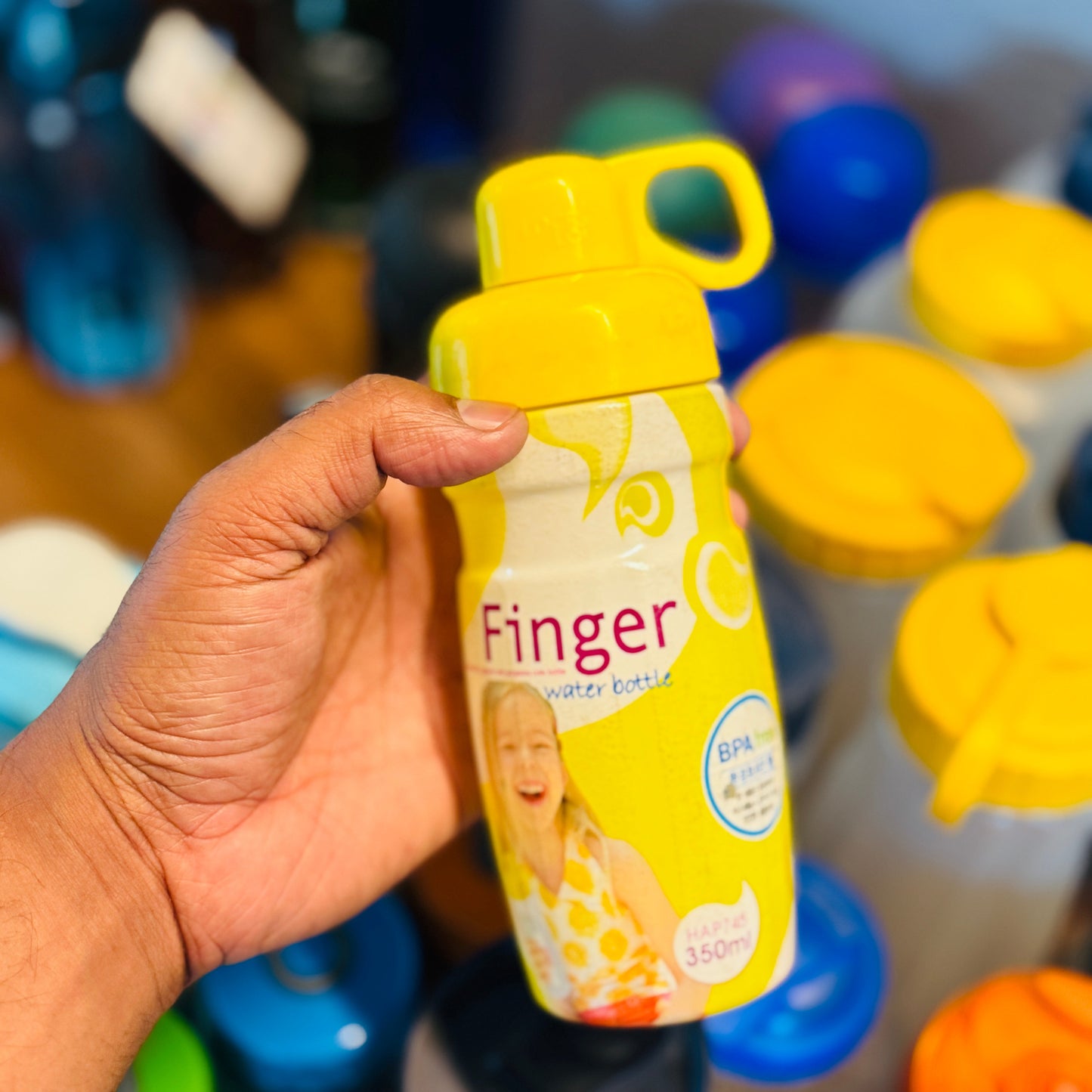 Finger Water Bottle