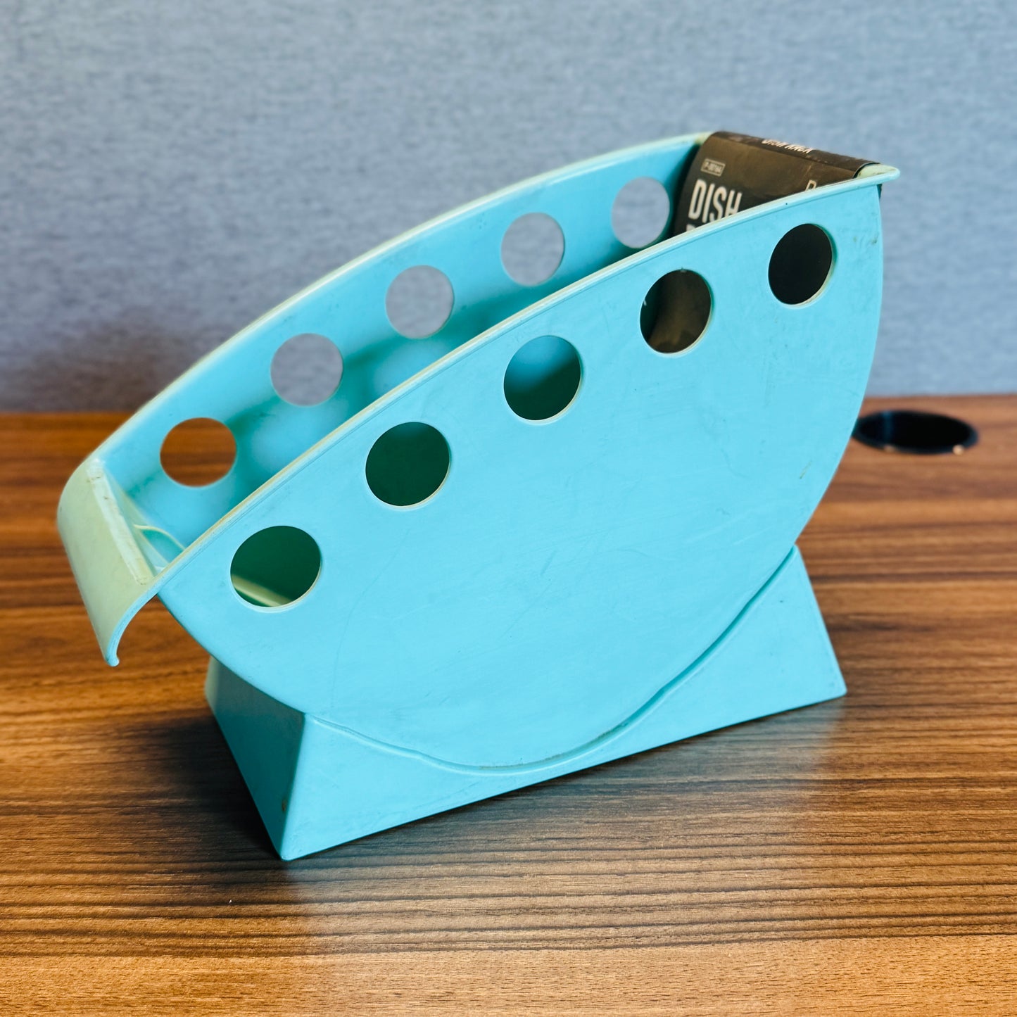 Dish Rack-White/Blue