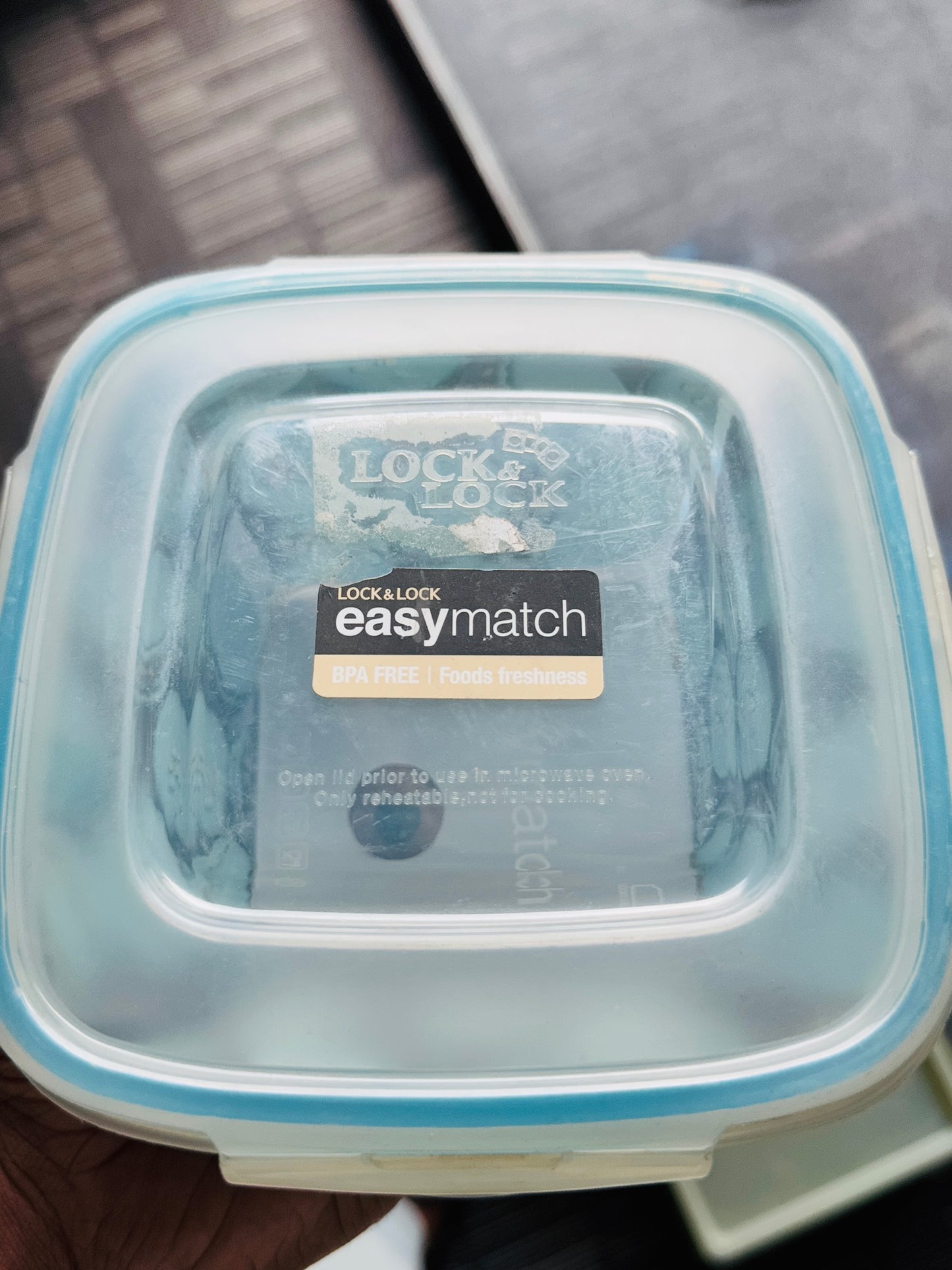 EASY MATCH SQUARE BOWL FOOD CONTAINER 950ML