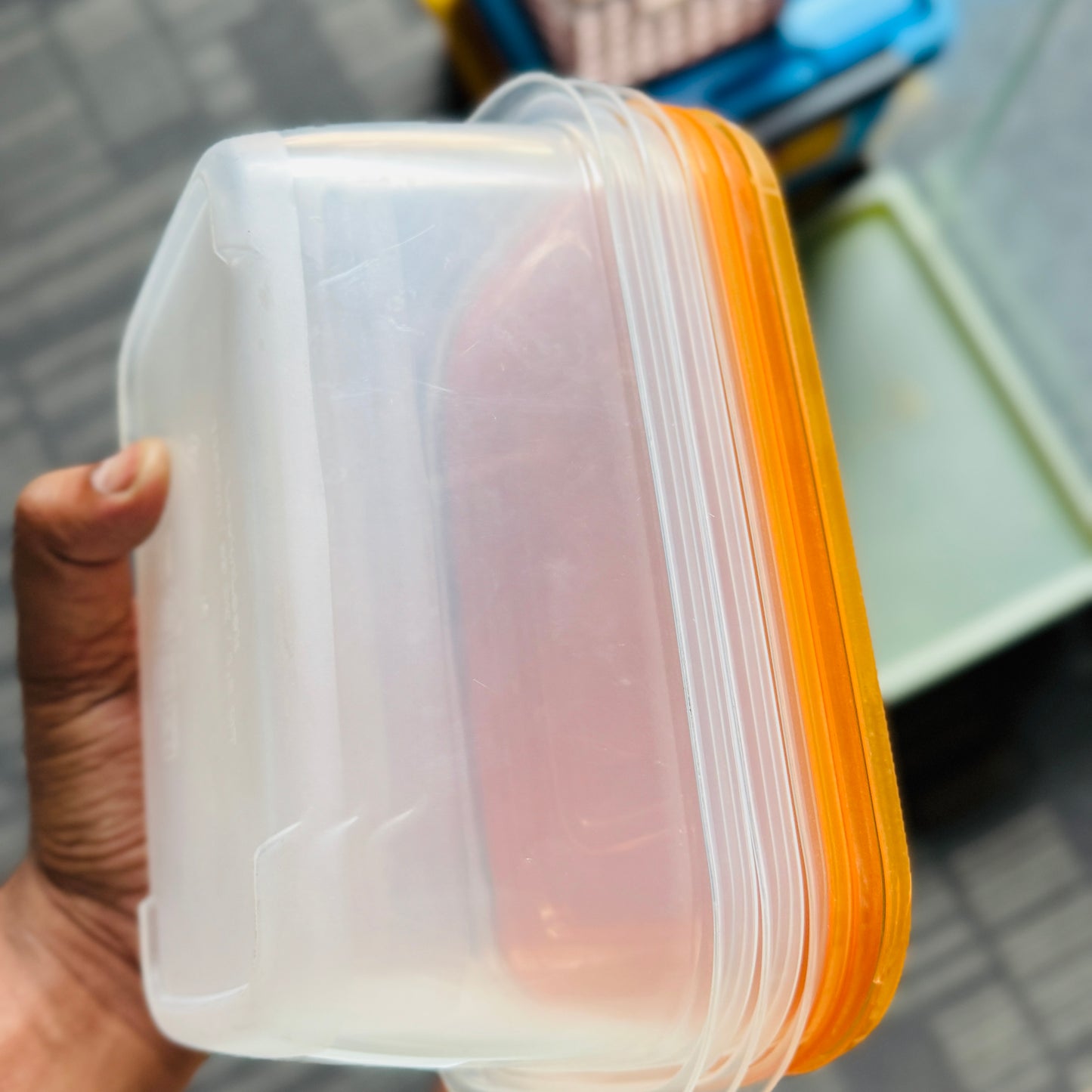 NEW EZ LOCK RECT. CONTAINER 3P SET