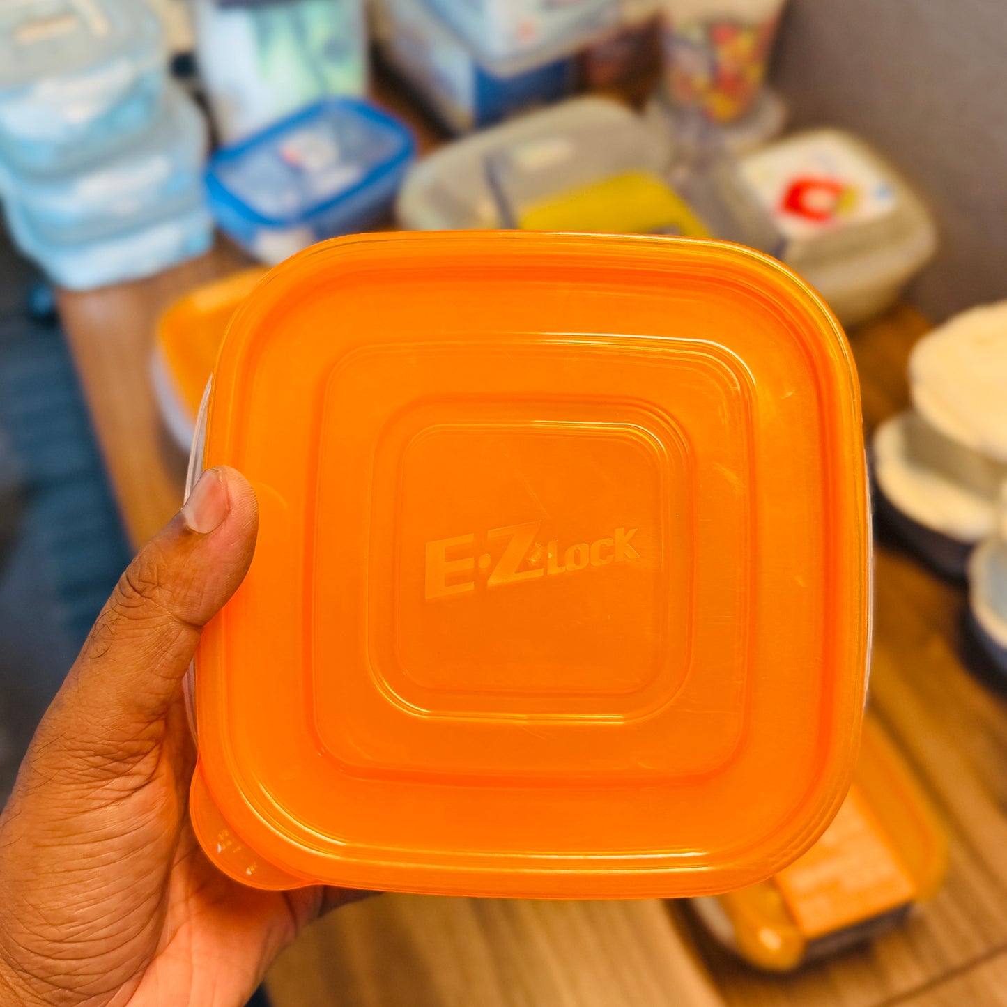 NEW EZ LOCK RECT. CONTAINER 3P SET
