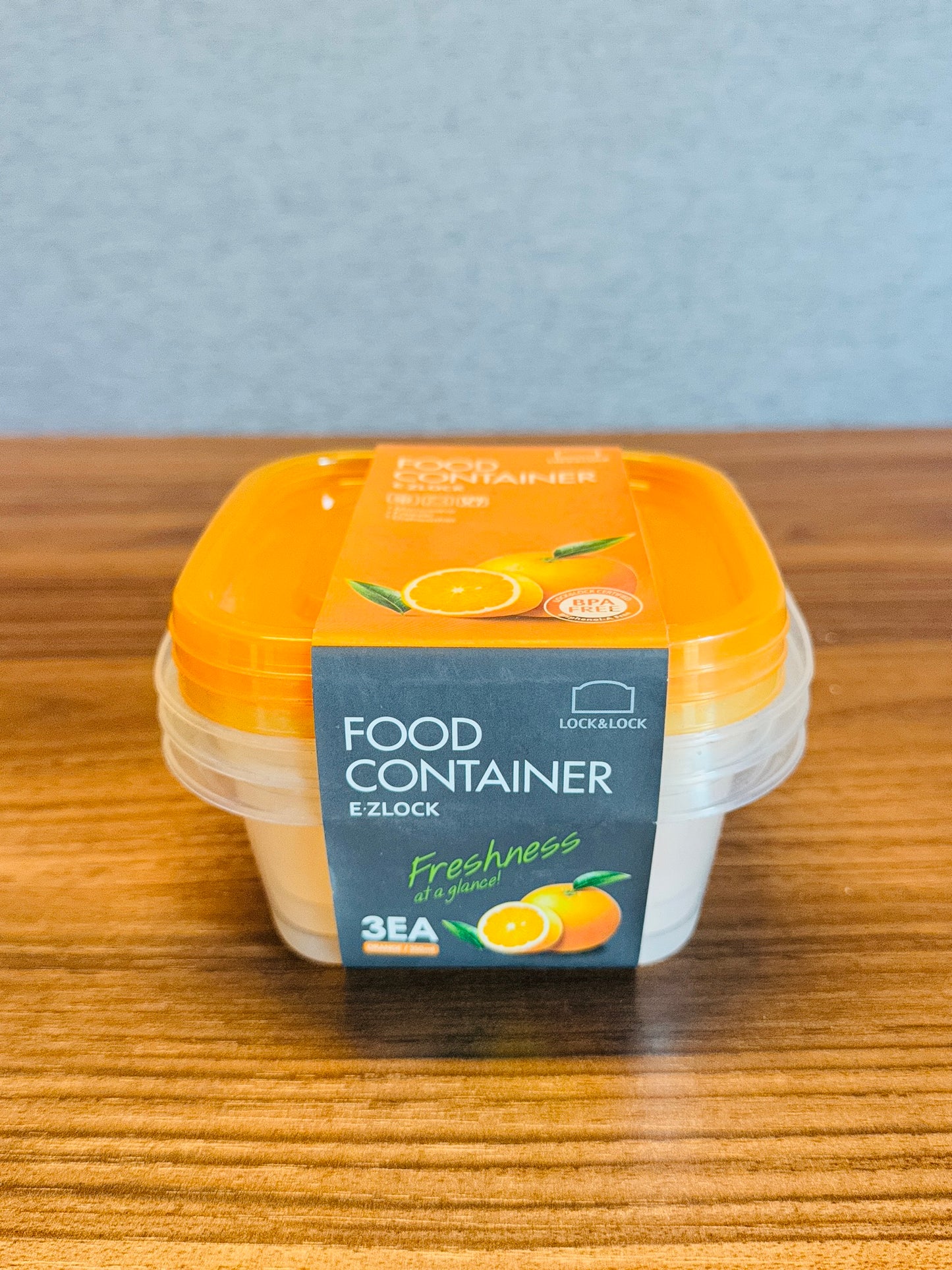 NEW EZ LOCK RECT. CONTAINER 3P SET