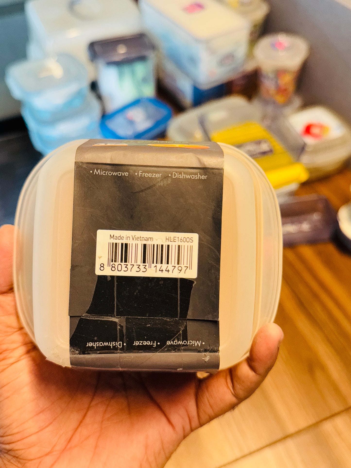 NEW EZ LOCK RECT. CONTAINER 3P SET