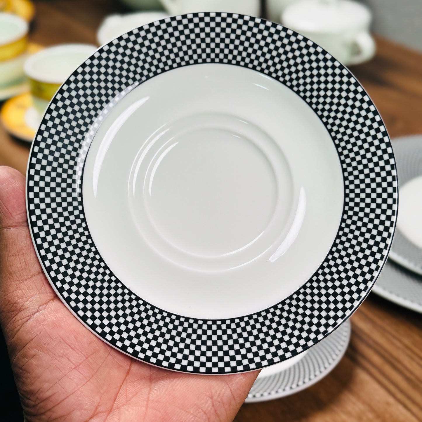 Checked Black Design- RAK Brand