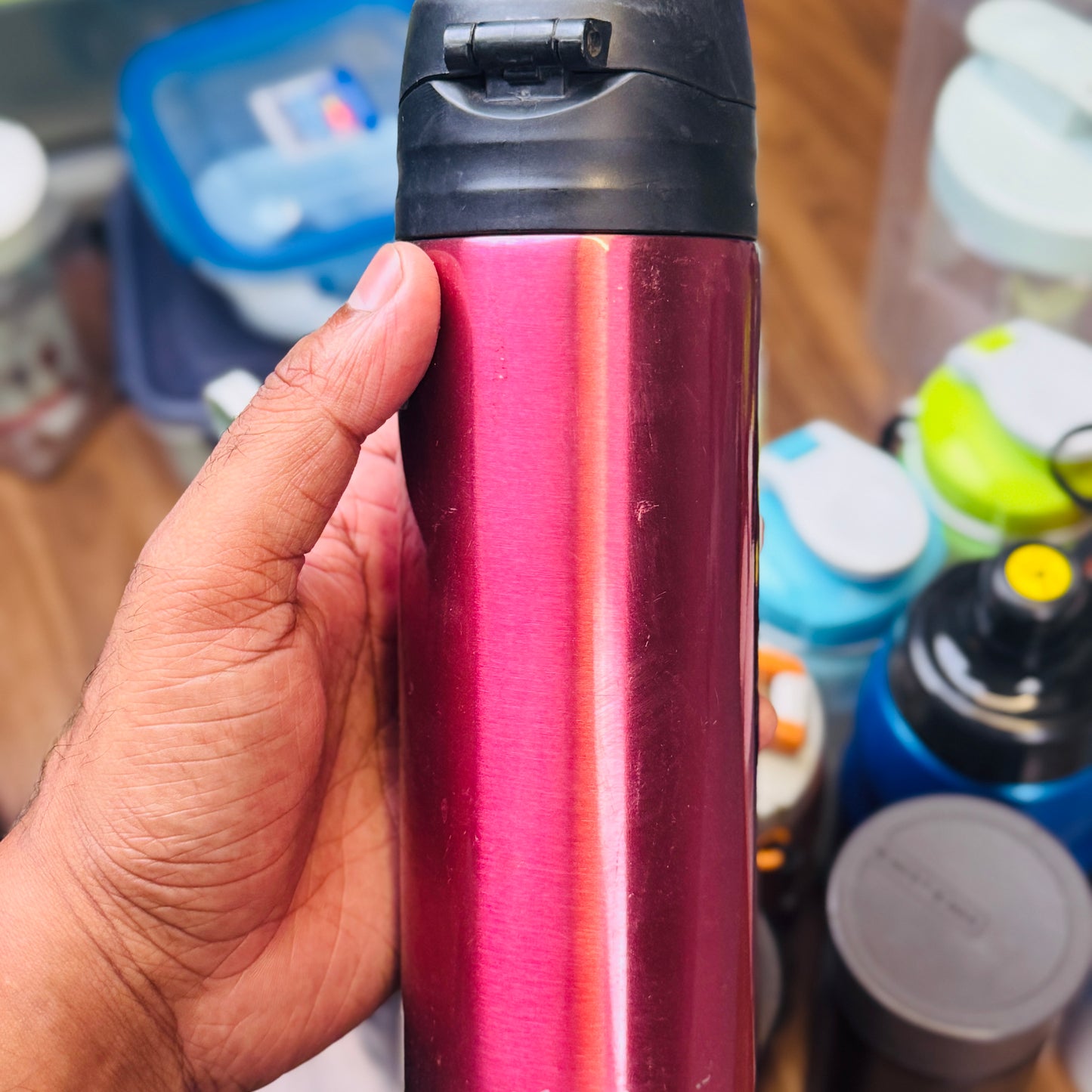 Feather Light Vacuum Tumbler - 500ml - Ruby Red
