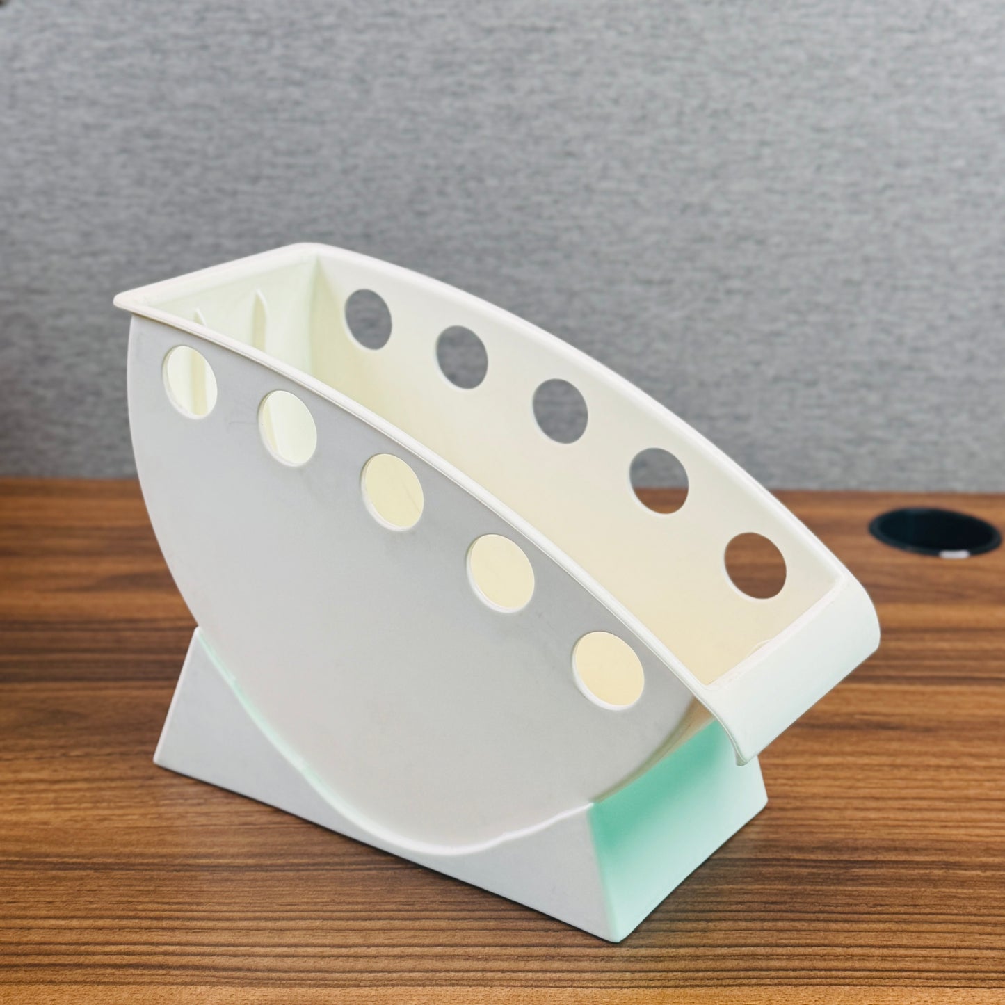 Dish Rack-White/Blue