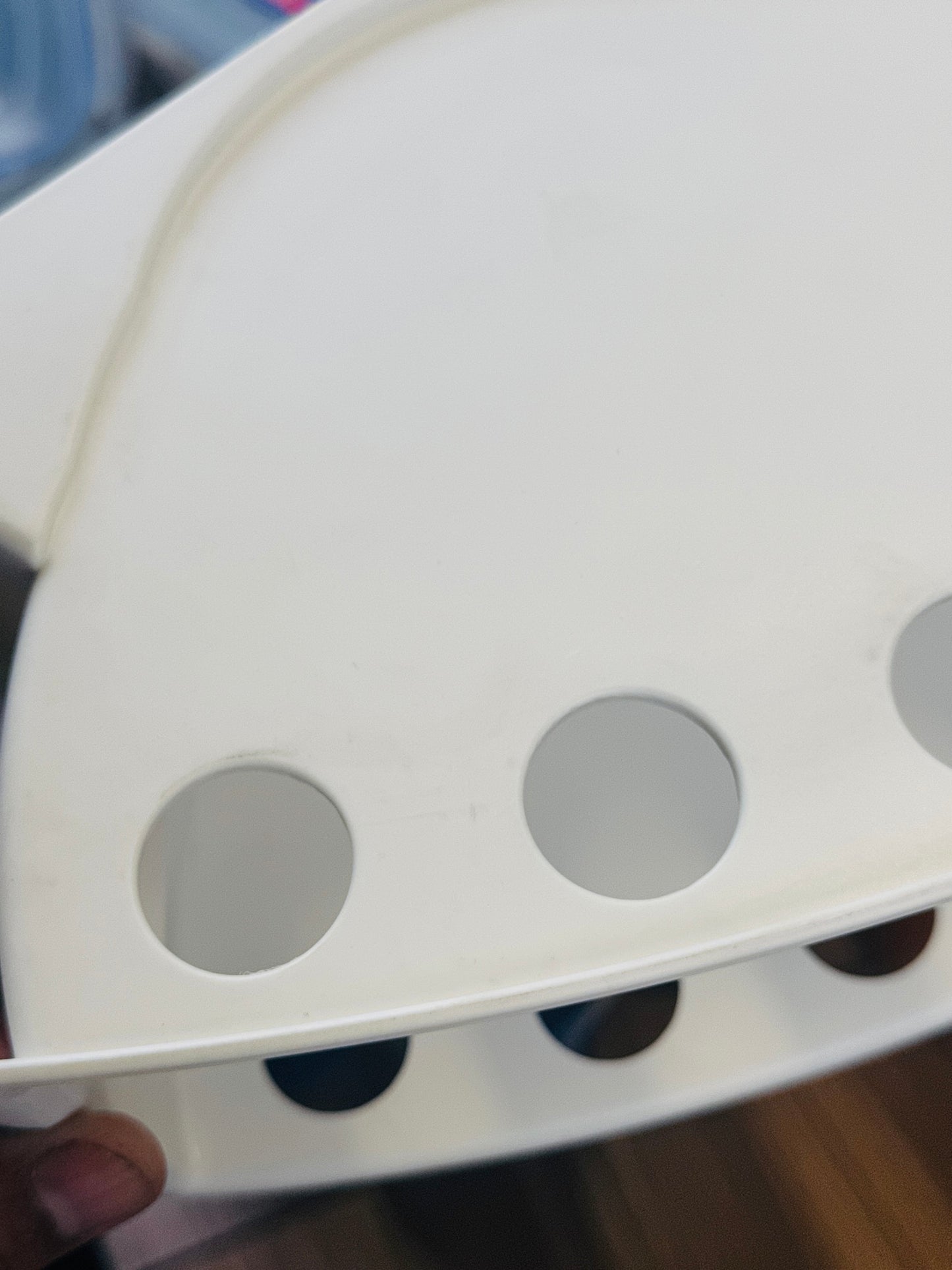 Dish Rack-White/Blue