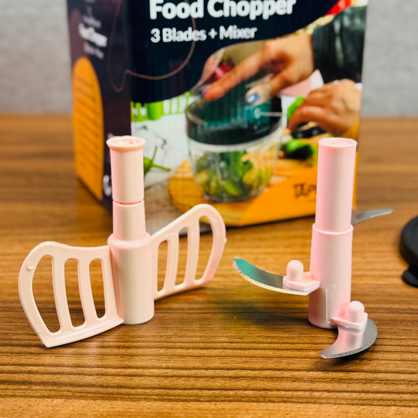 3 Blades Manual Food Chopper