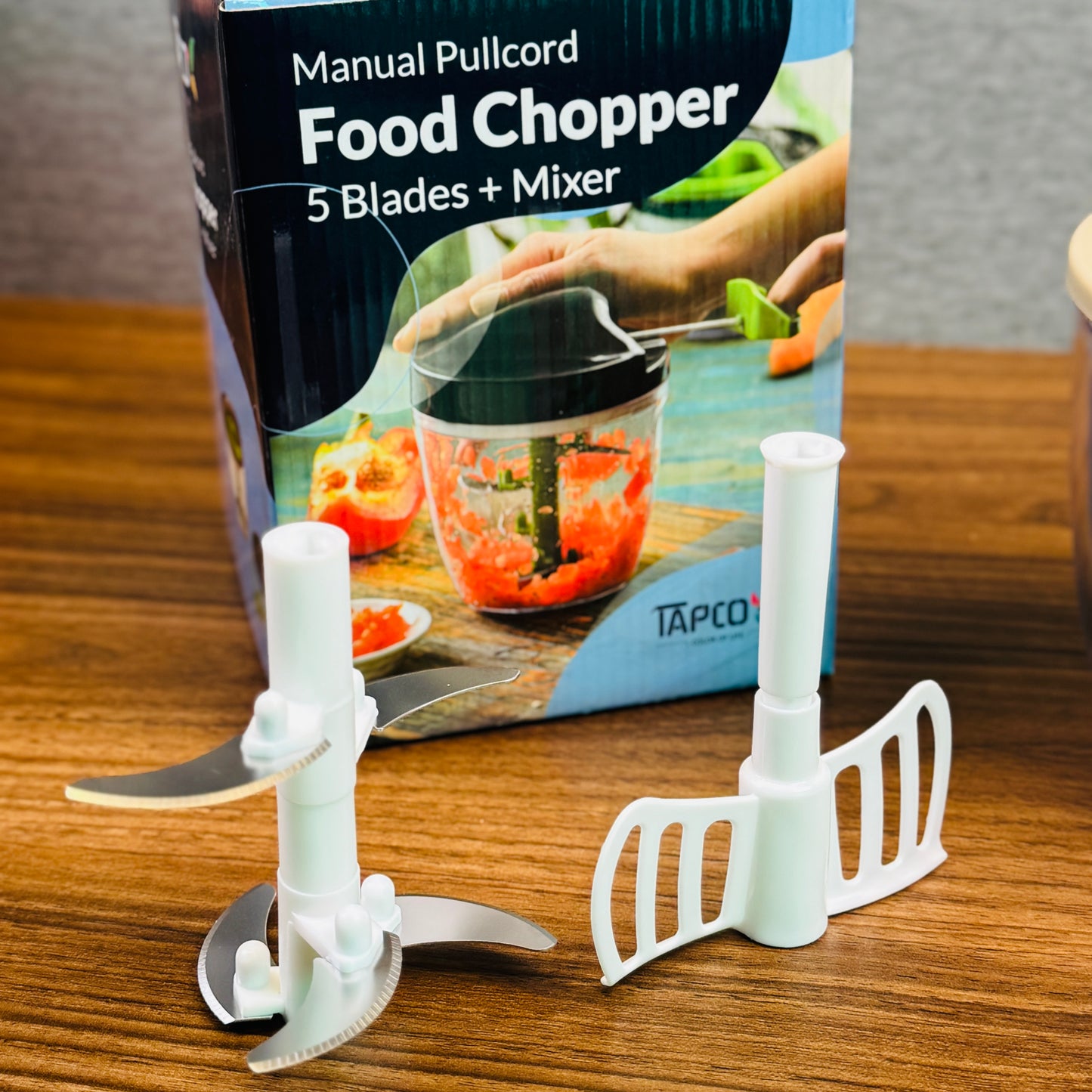 5 Blades Manual Food Chopper