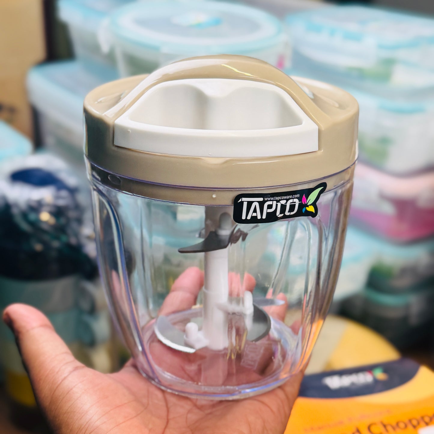 5 Blades Manual Food Chopper
