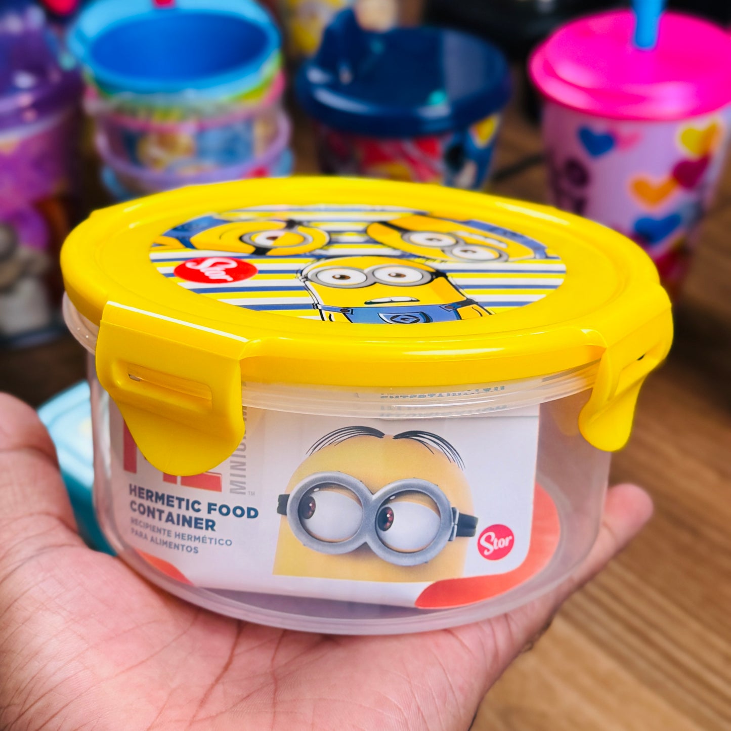 Hermetic Food Container 550 ML Minions Rules
