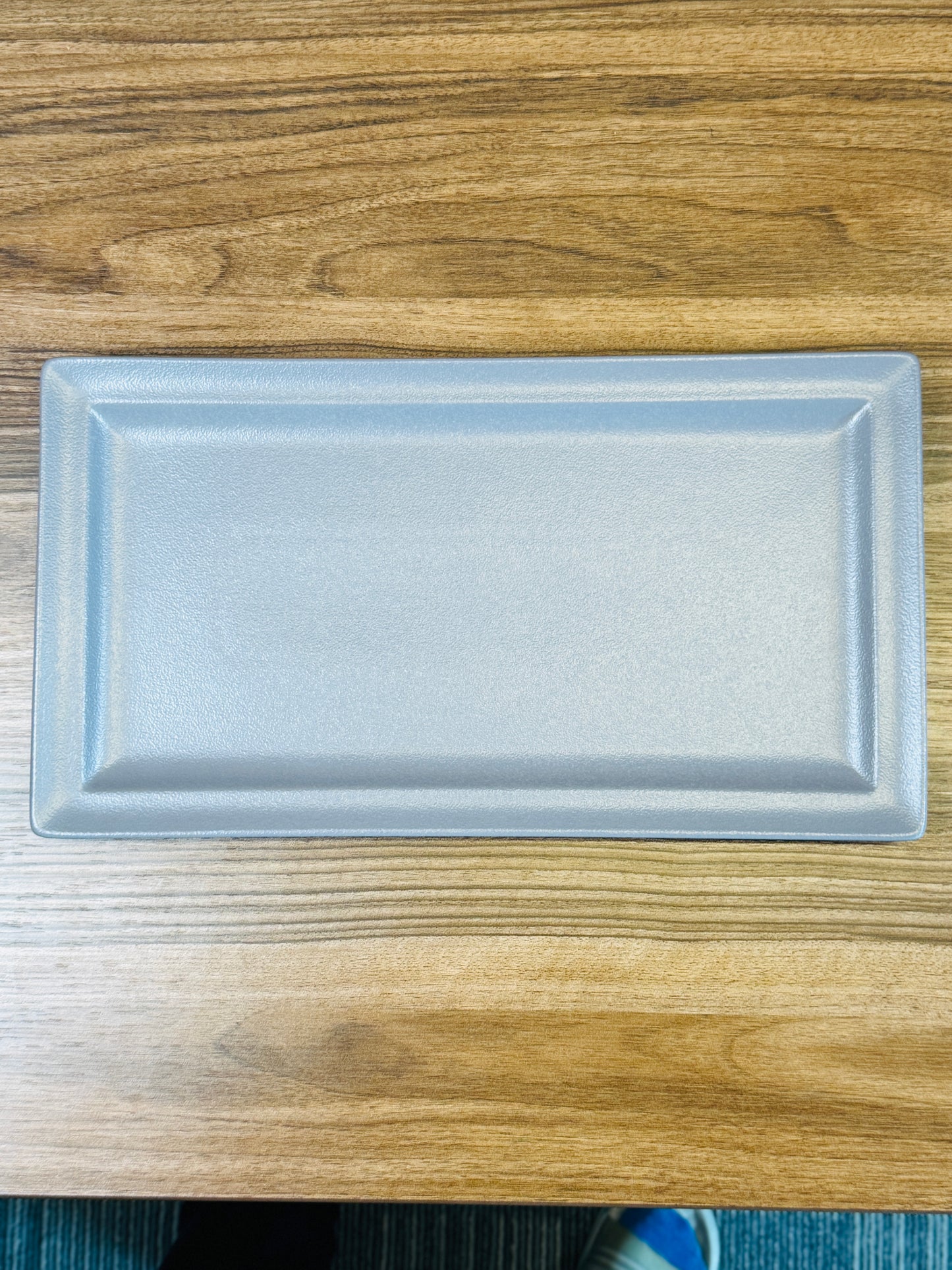 Neofusion Gray Flat Rect. 38 X 21 Cm