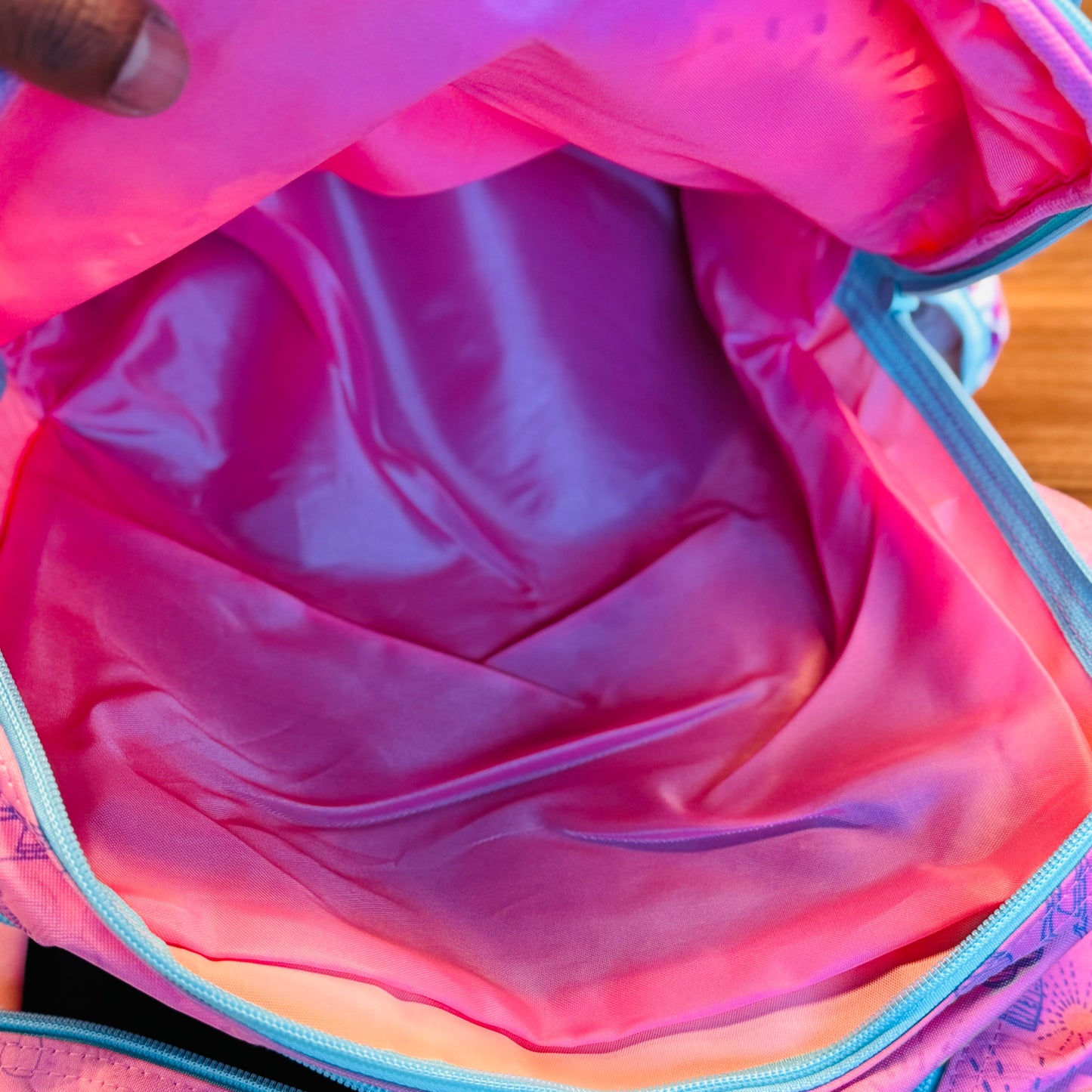 17.5" Backpack Reflective Strip, 2Compartments, 1Front & 2Sides Pockets