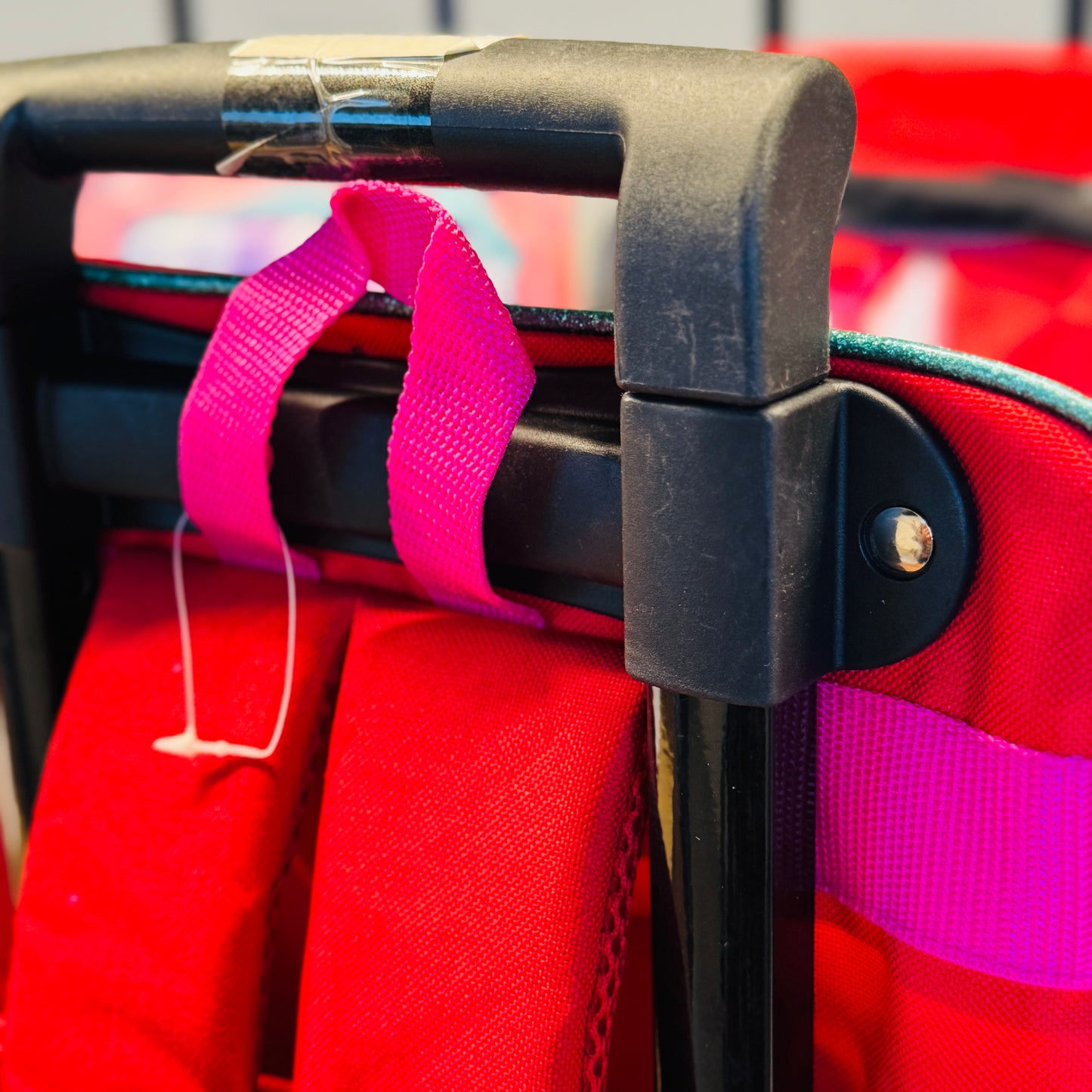 18" Large Roller Backpack, Reflective Strip, 2Compartments, 1Front & 2Sides Pockets (MOU)