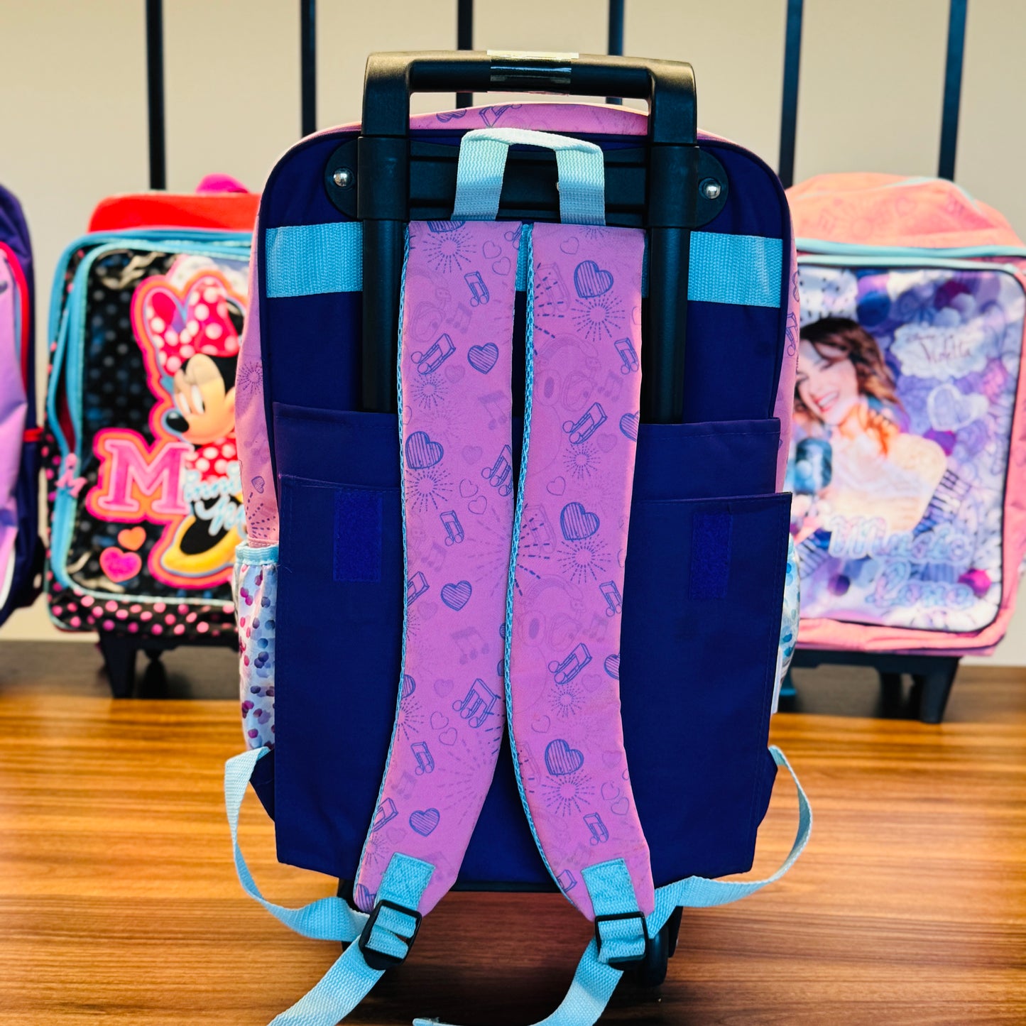 18" Trolley Backpack W 1 Compartment, Large Front Pocket And 2 Side Pockets (VML)