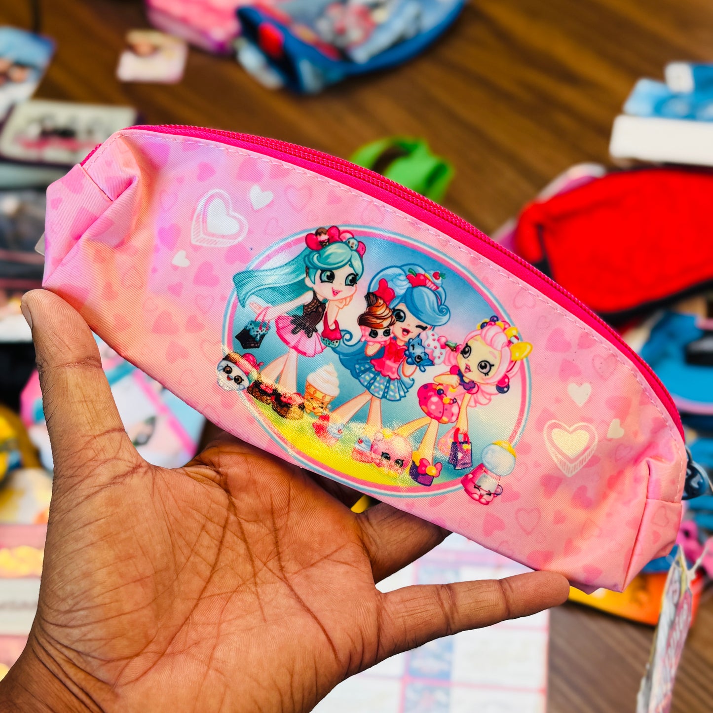 Rectangular Pencil Case W/ Strap