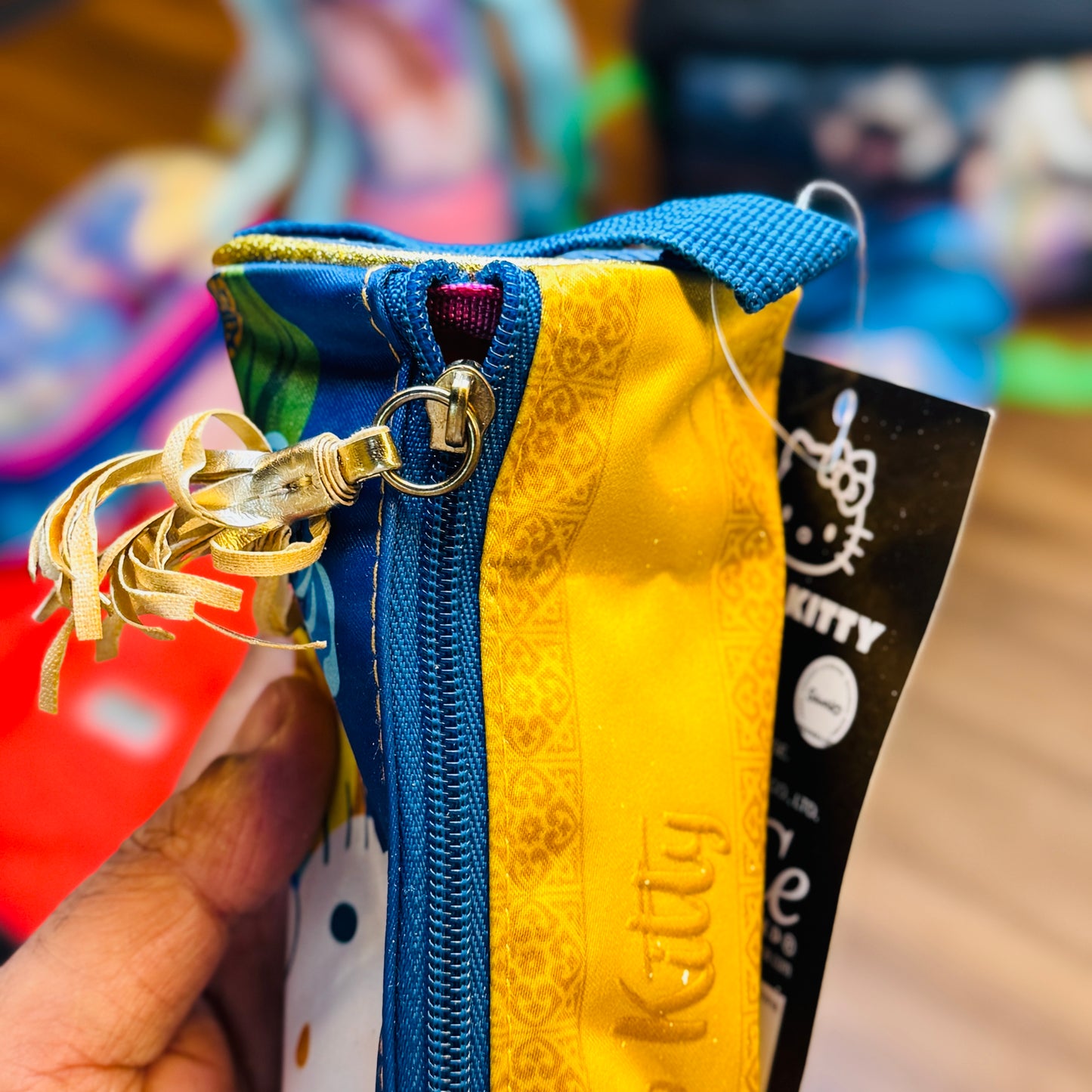 Round Pencil Case W/ Strap (HKH)