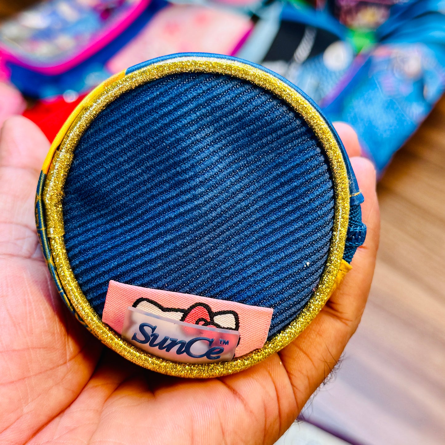 Round Pencil Case W/ Strap (HKH)