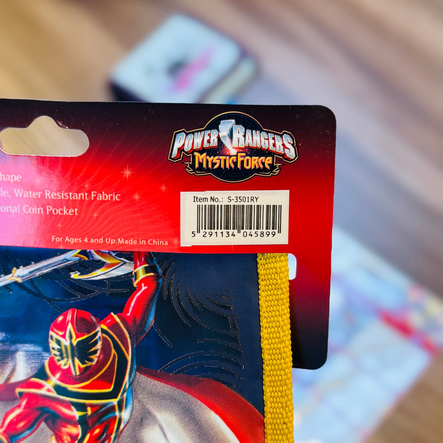 Tro Fold Wallet-Power Rangers