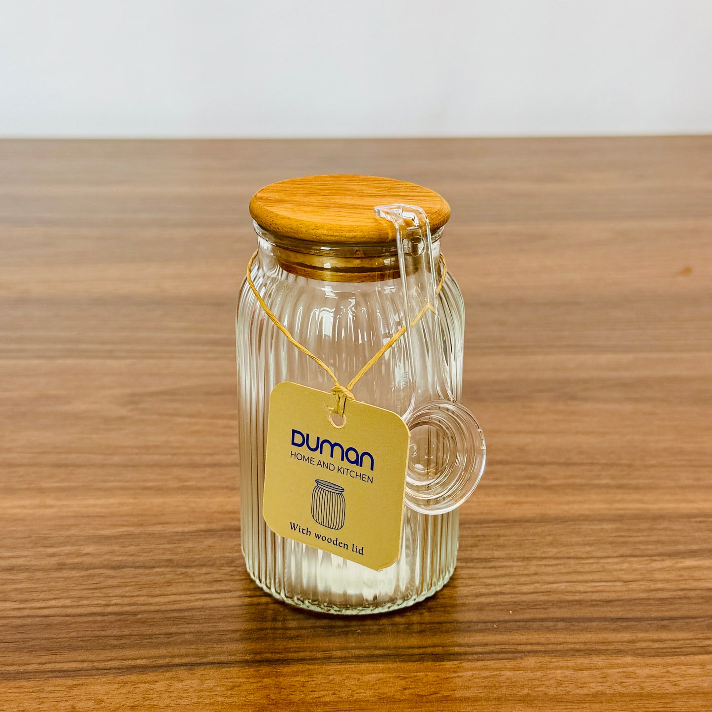 Coco Spices Container(Wooden Lid)