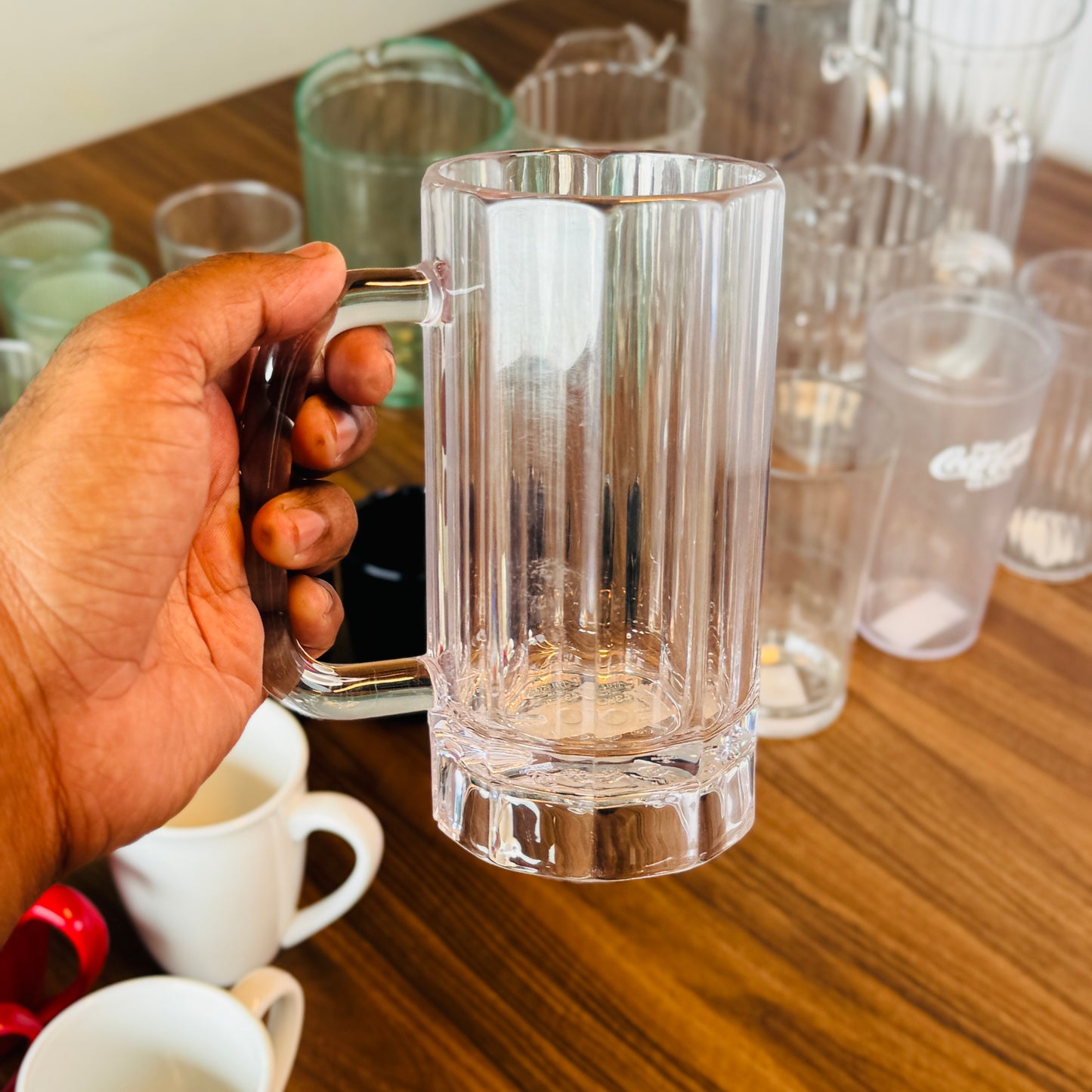 Mug 16 Oz Poly Carbonate Clear