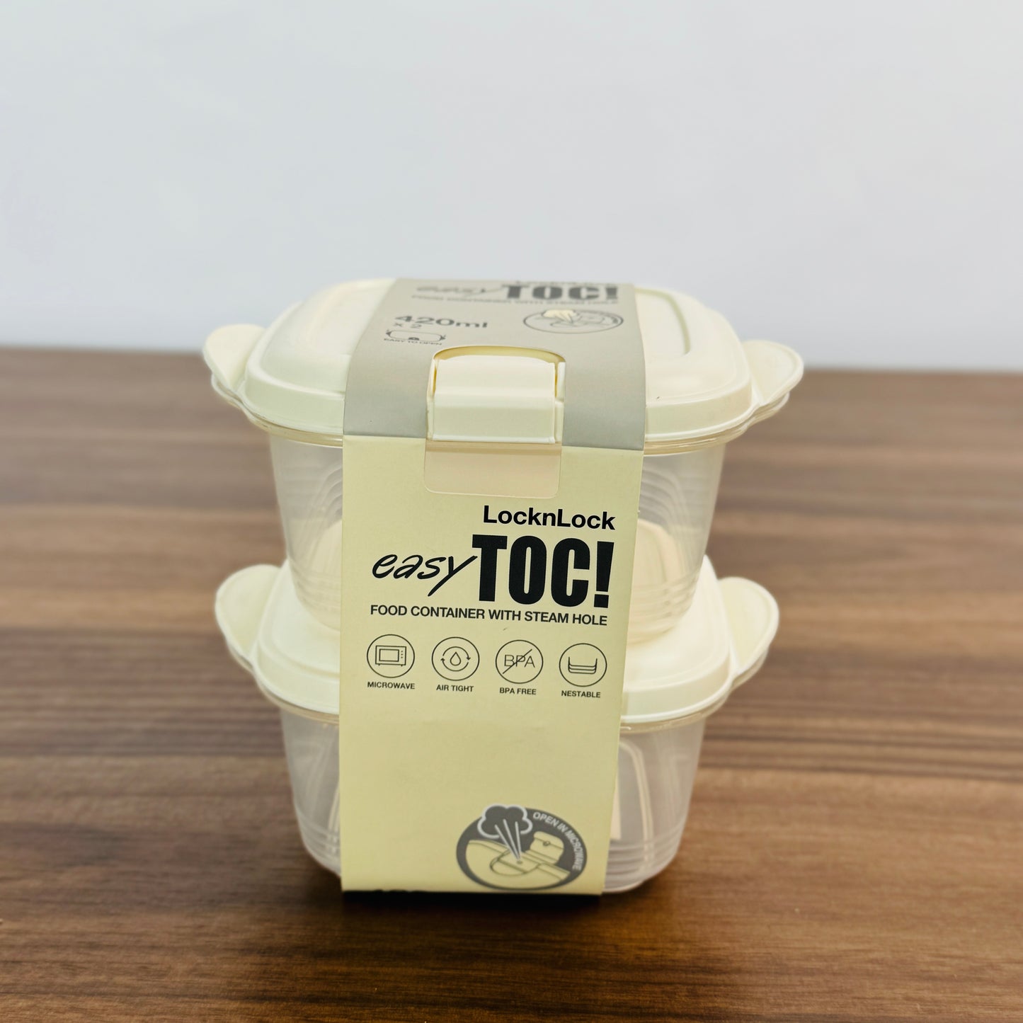 Easy Toc Container 1.1L (2P-Set) White