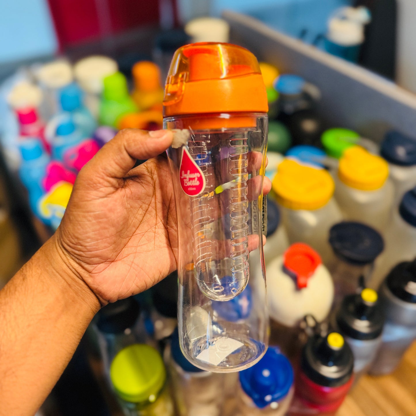 Bisfree Sports Infuser Bottle 650Ml (Orange)