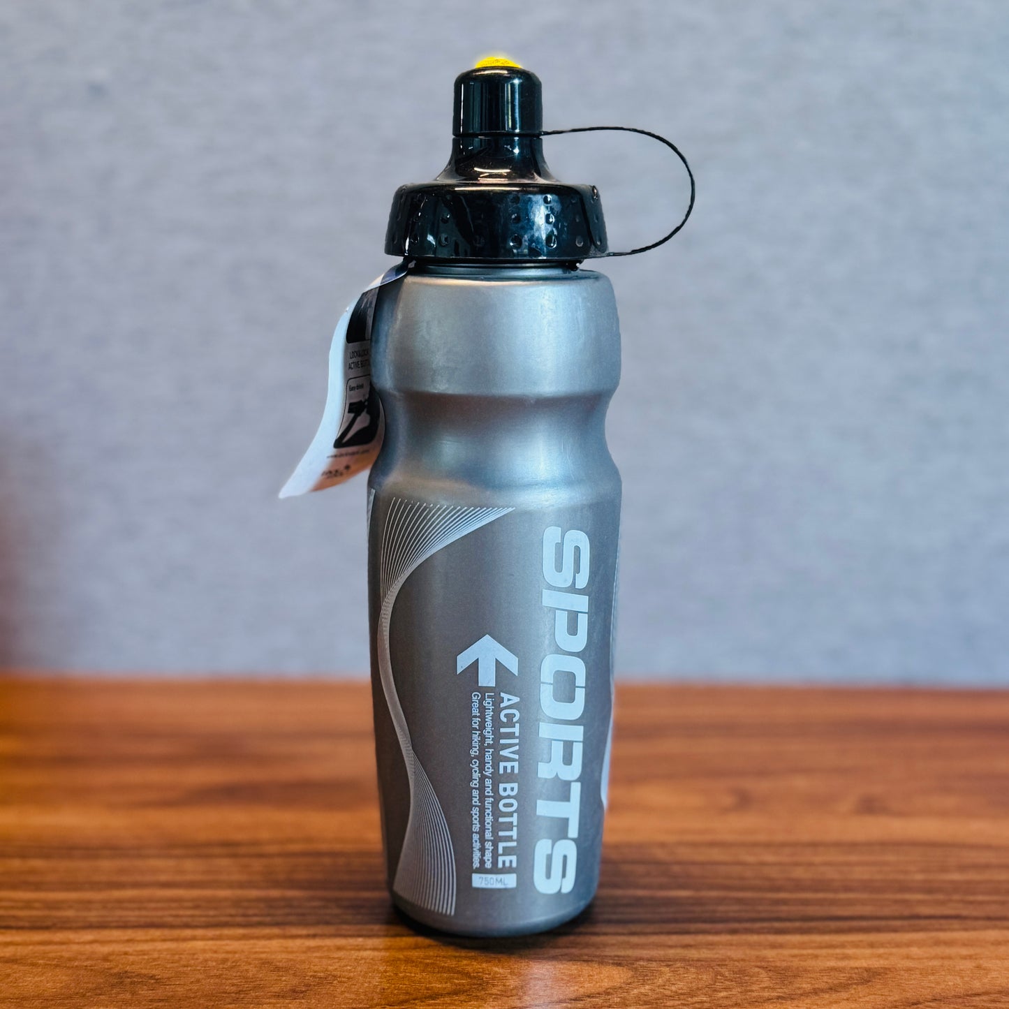 Active Sport Water Bottle 600Ml Gray