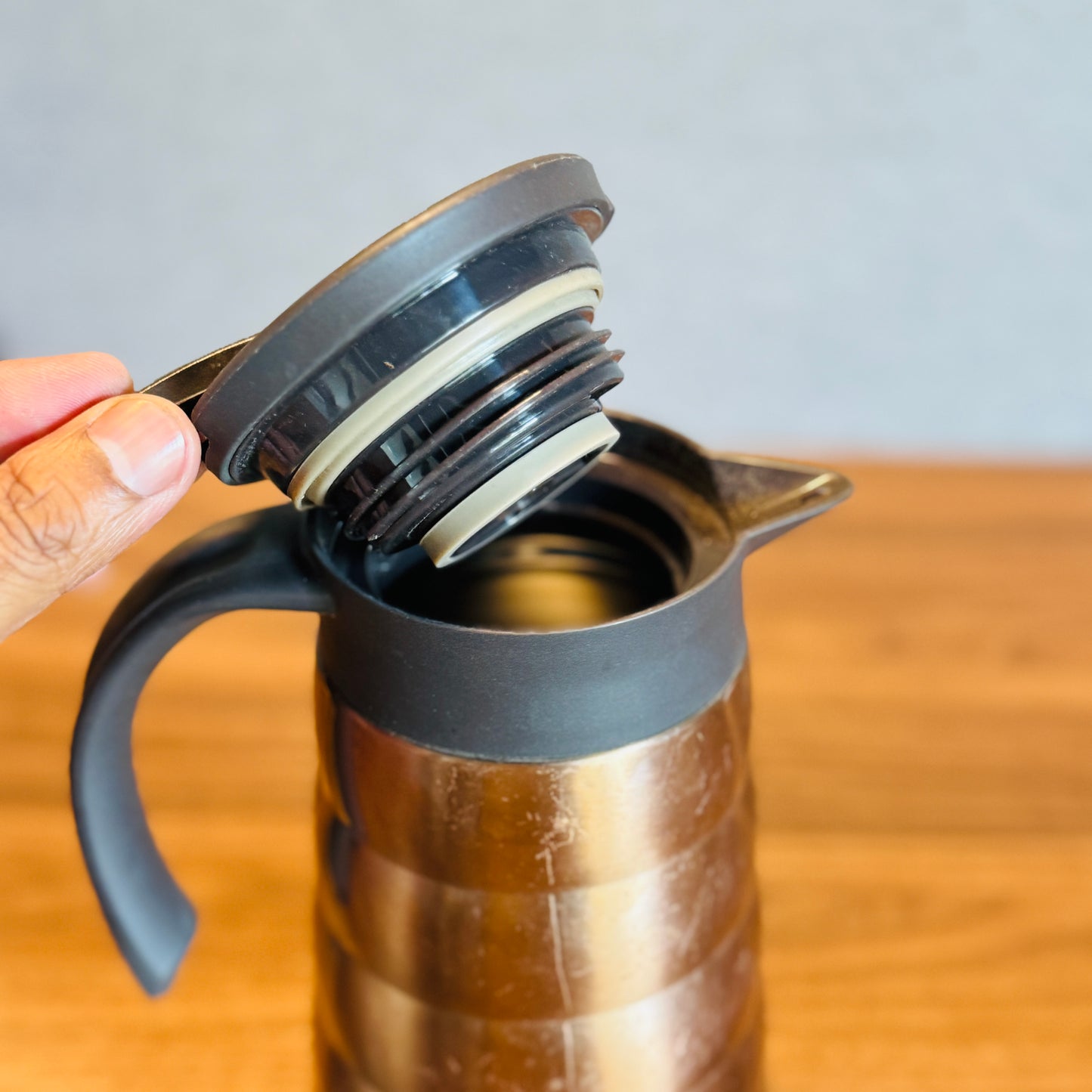 Tower Vacuum Coffee Pot 800ml Brown