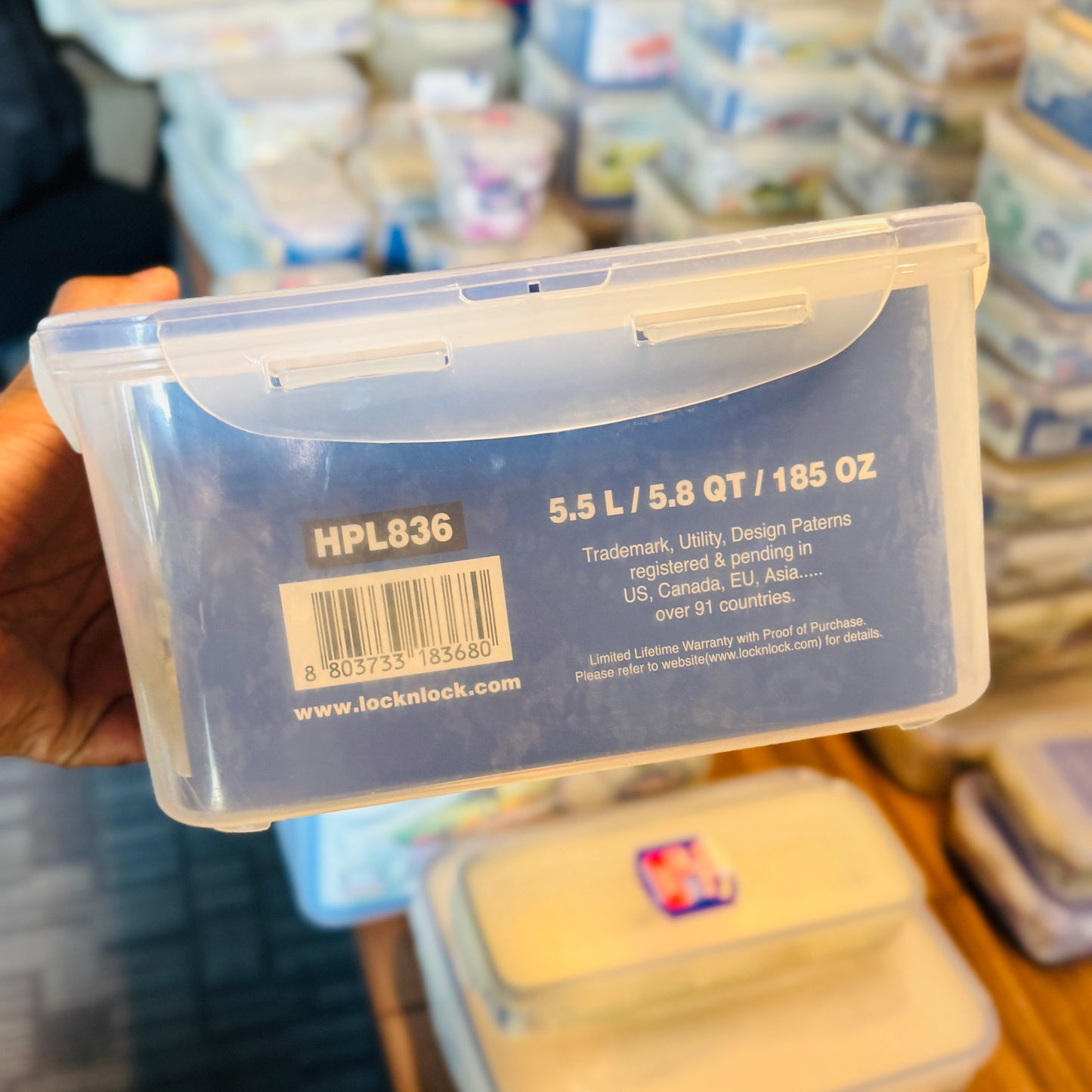 Rect Tall Food Container