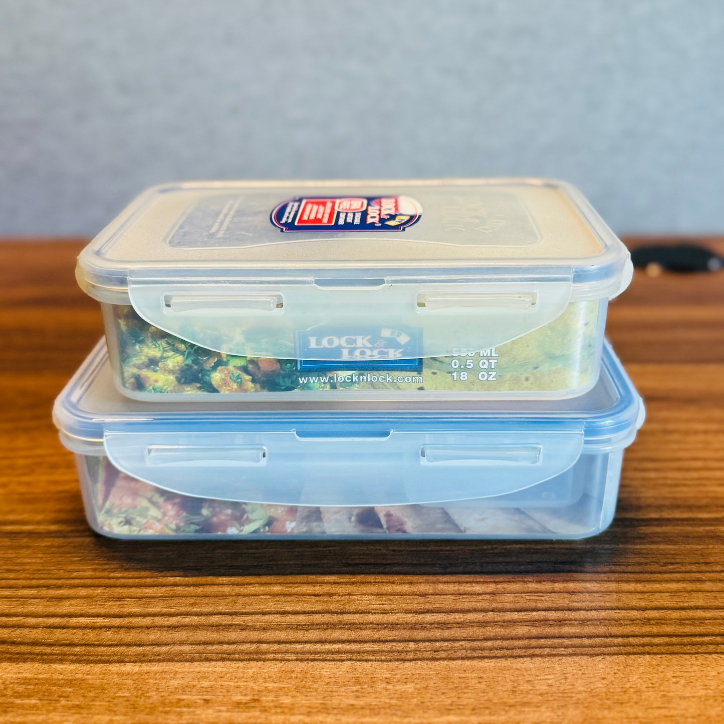 Rect. Lunch/Roti Box 550/800Ml