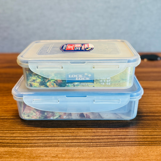 Rect. Lunch/Roti Box 550/800Ml