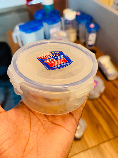 ROUND SHORT FOOD CONTAINER (3-Sizes)