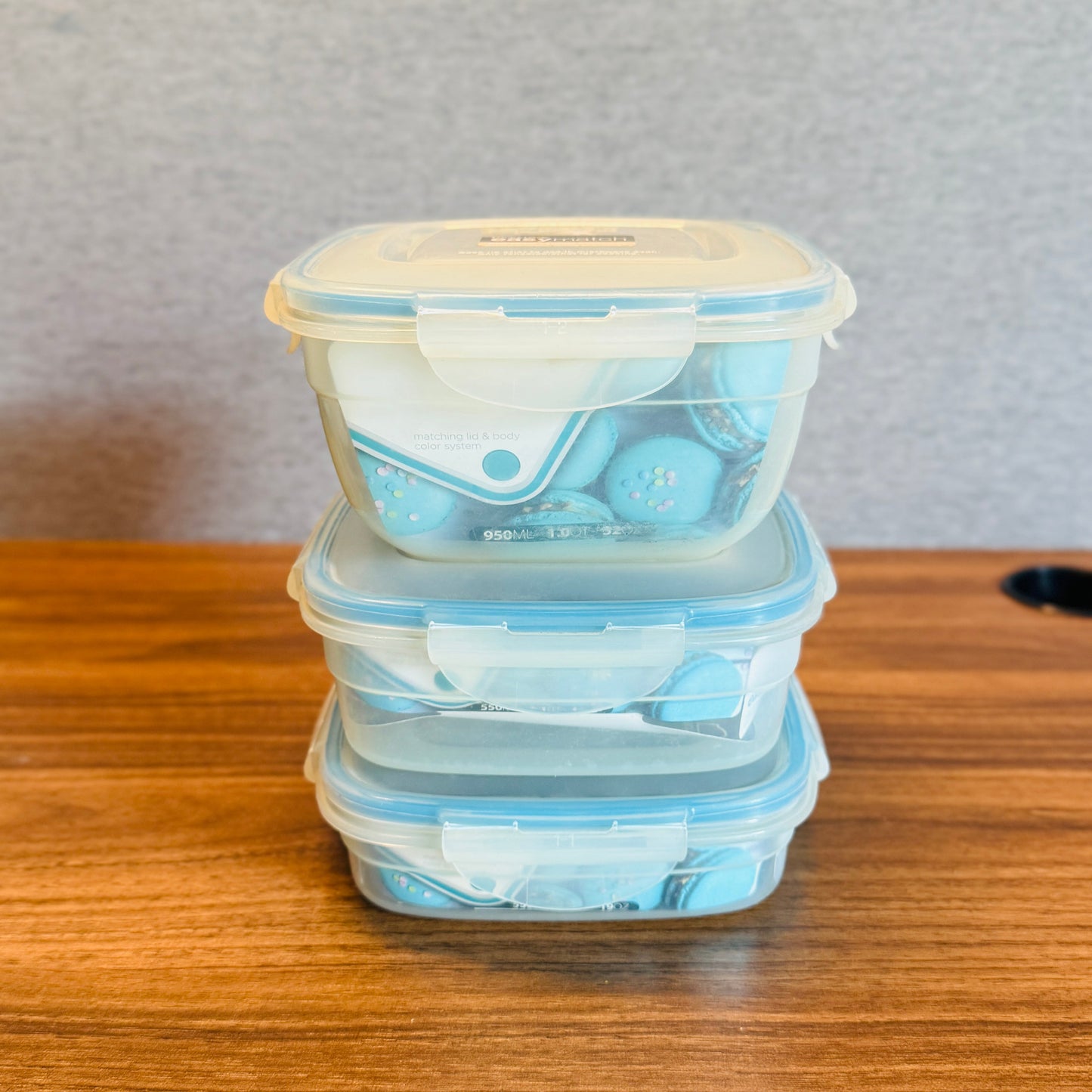 EASY MATCH SQUARE BOWL FOOD CONTAINER 950ML
