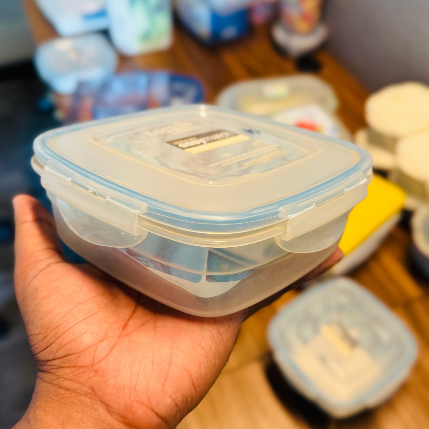 EASY MATCH SQUARE BOWL FOOD CONTAINER 950ML