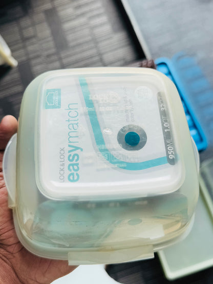 EASY MATCH SQUARE BOWL FOOD CONTAINER 950ML