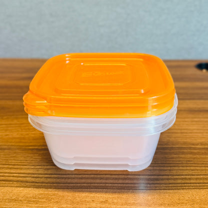 NEW EZ LOCK RECT. CONTAINER 3P SET