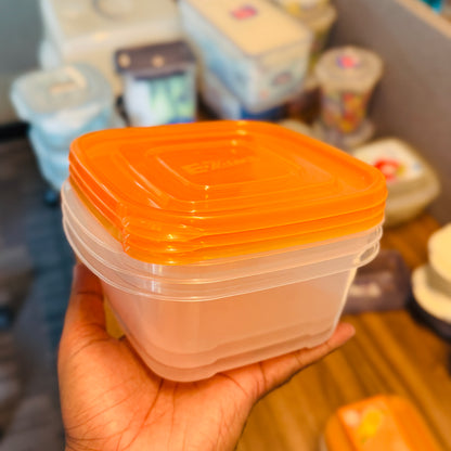 NEW EZ LOCK RECT. CONTAINER 3P SET