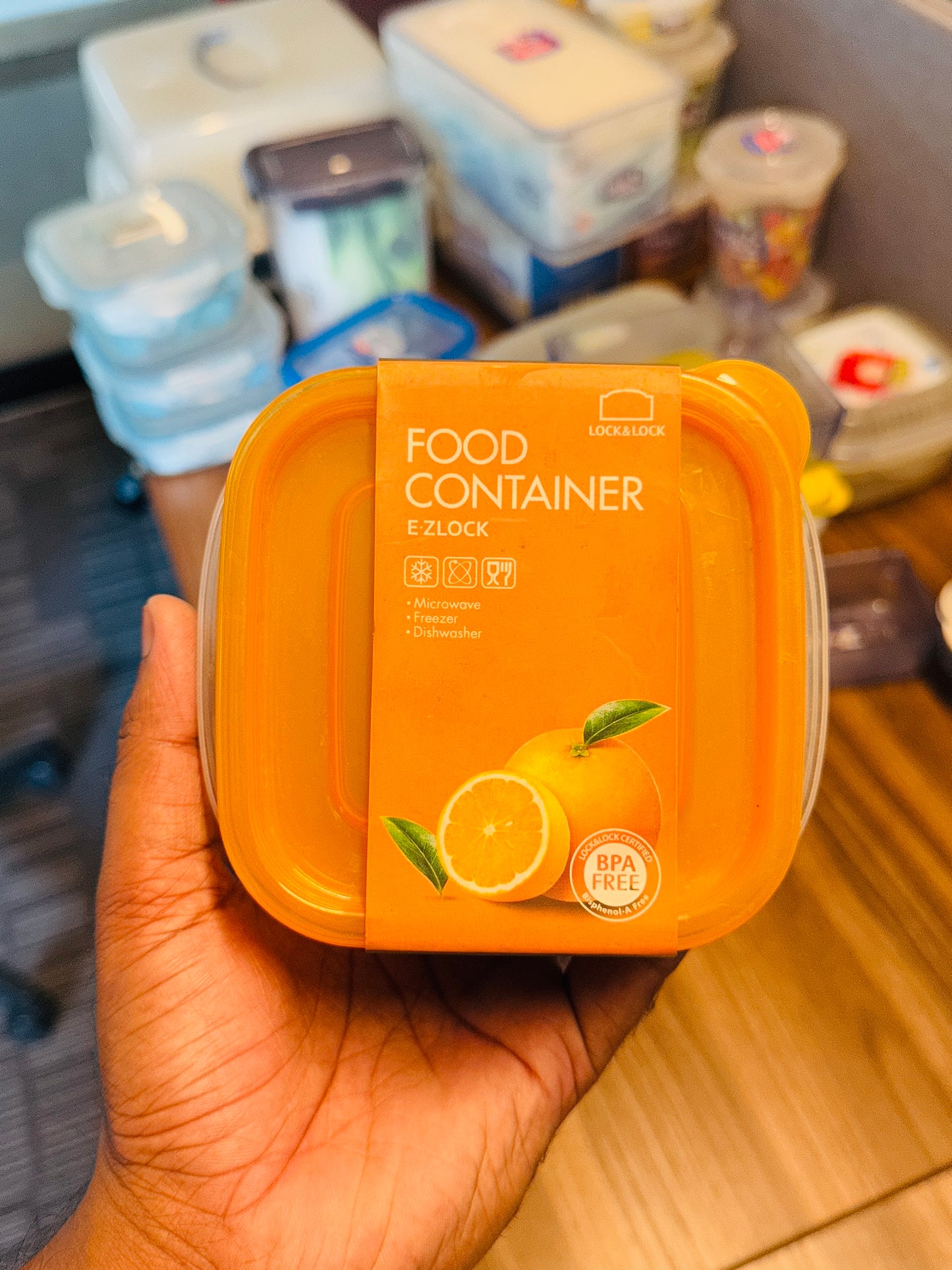 NEW EZ LOCK RECT. CONTAINER 3P SET