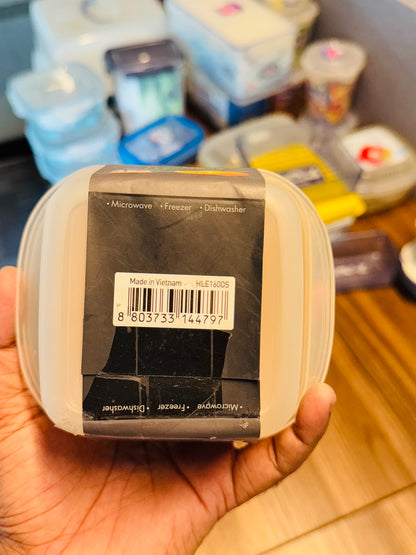 NEW EZ LOCK RECT. CONTAINER 3P SET