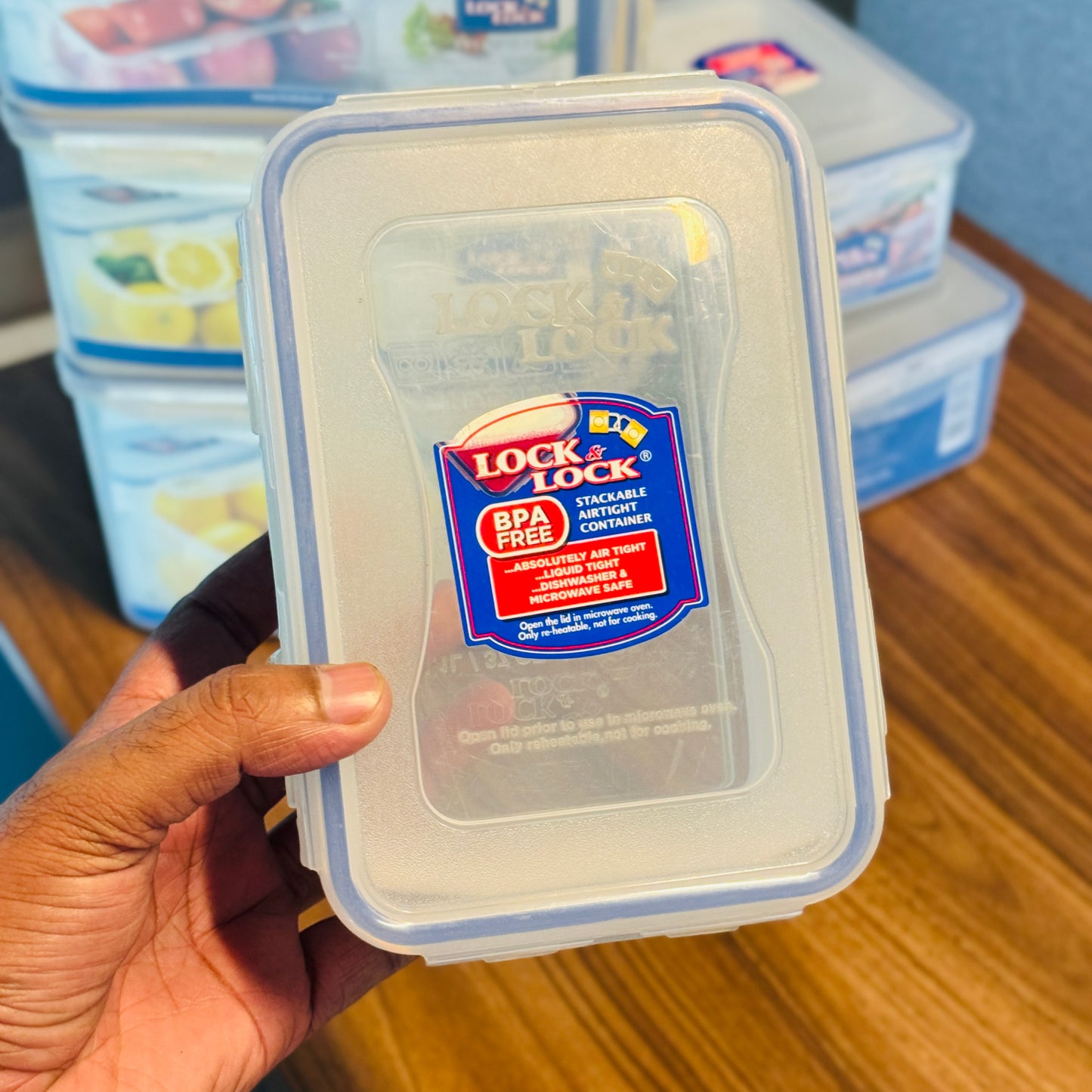 RECTANGULAR SHORT FOOD CONTAINER (6-Sizes)