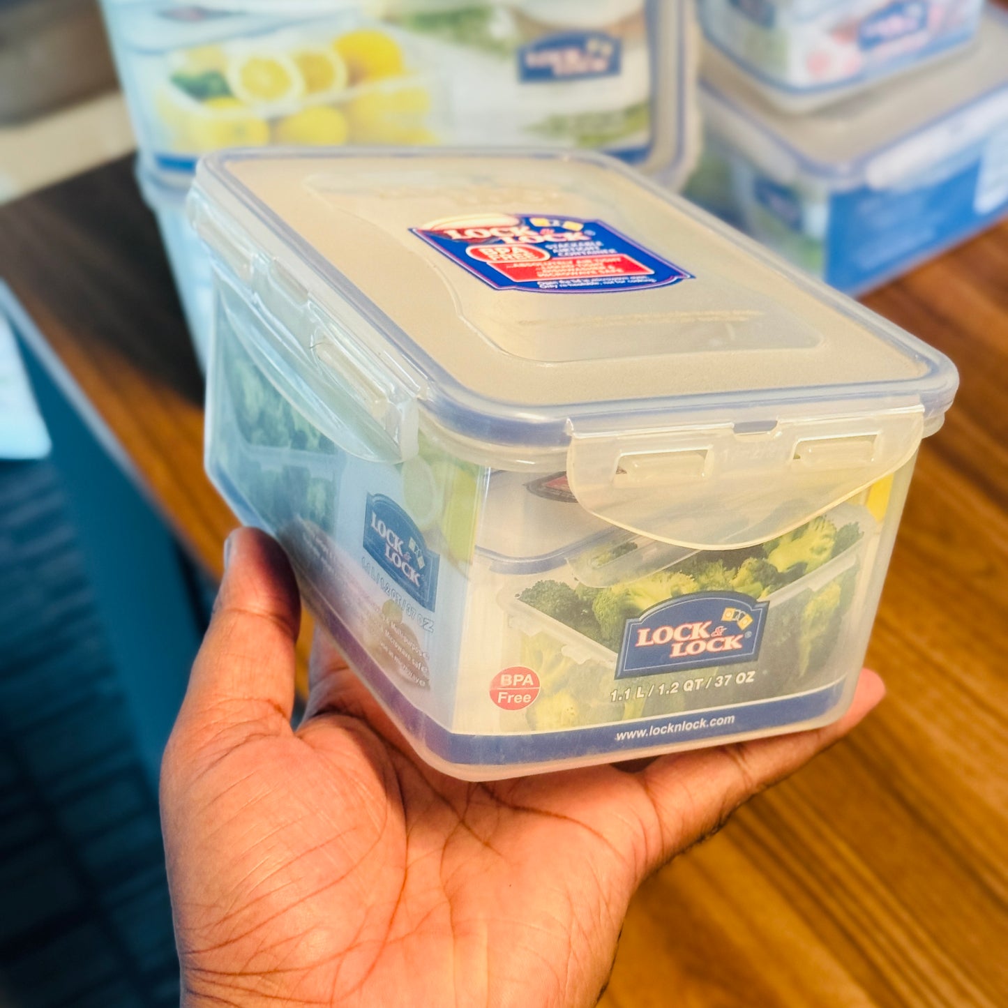 RECTANGULAR SHORT FOOD CONTAINER (6-Sizes)