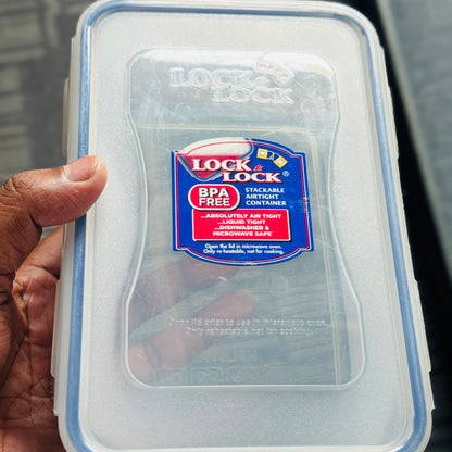 RECTANGULAR SHORT FOOD CONTAINER (6-Sizes)