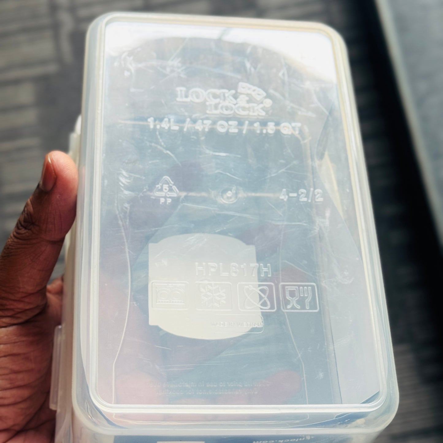 RECTANGULAR SHORT FOOD CONTAINER (6-Sizes)